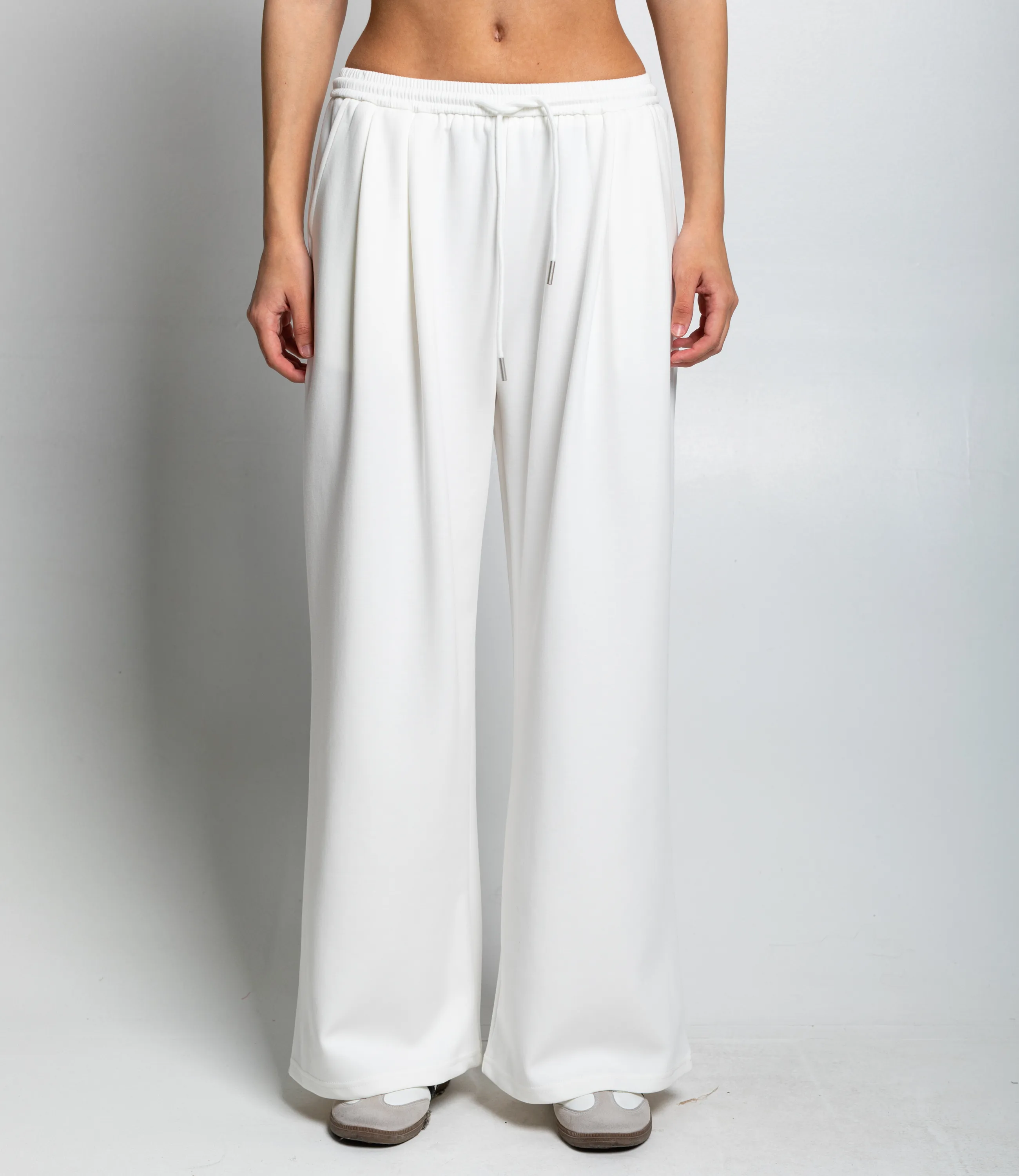 Спортивные брюки #КТ2525, белый - фото 2