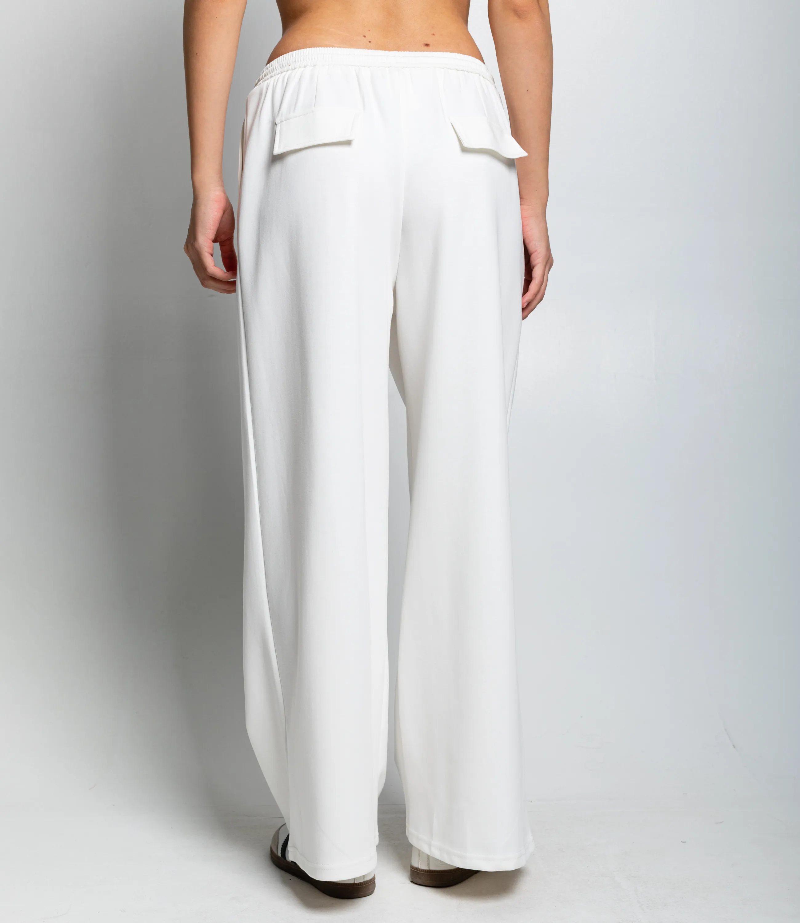 Спортивные брюки #КТ2525, белый - фото 4