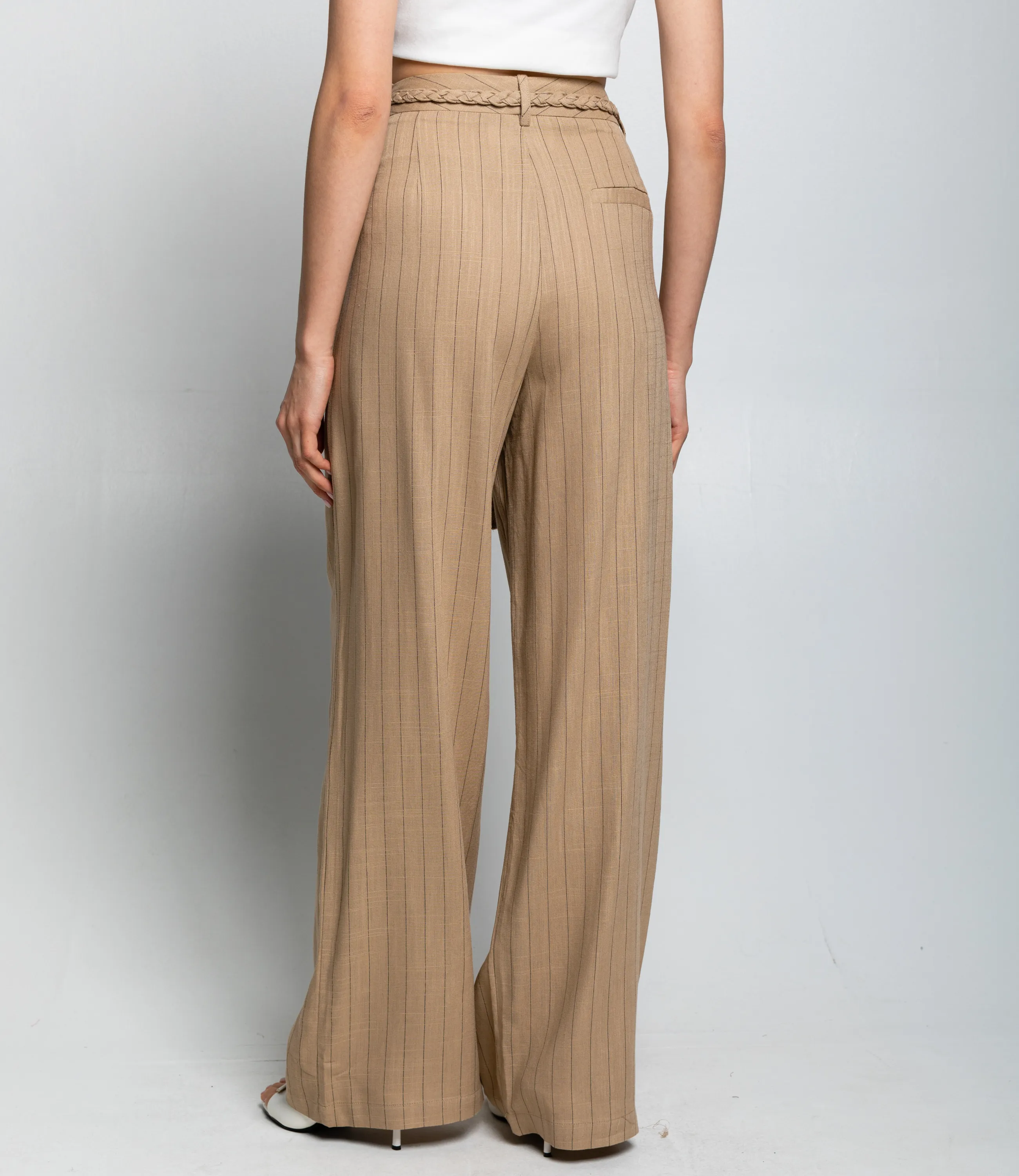 Брюки #ОКТ235001, бежевый - фото 4