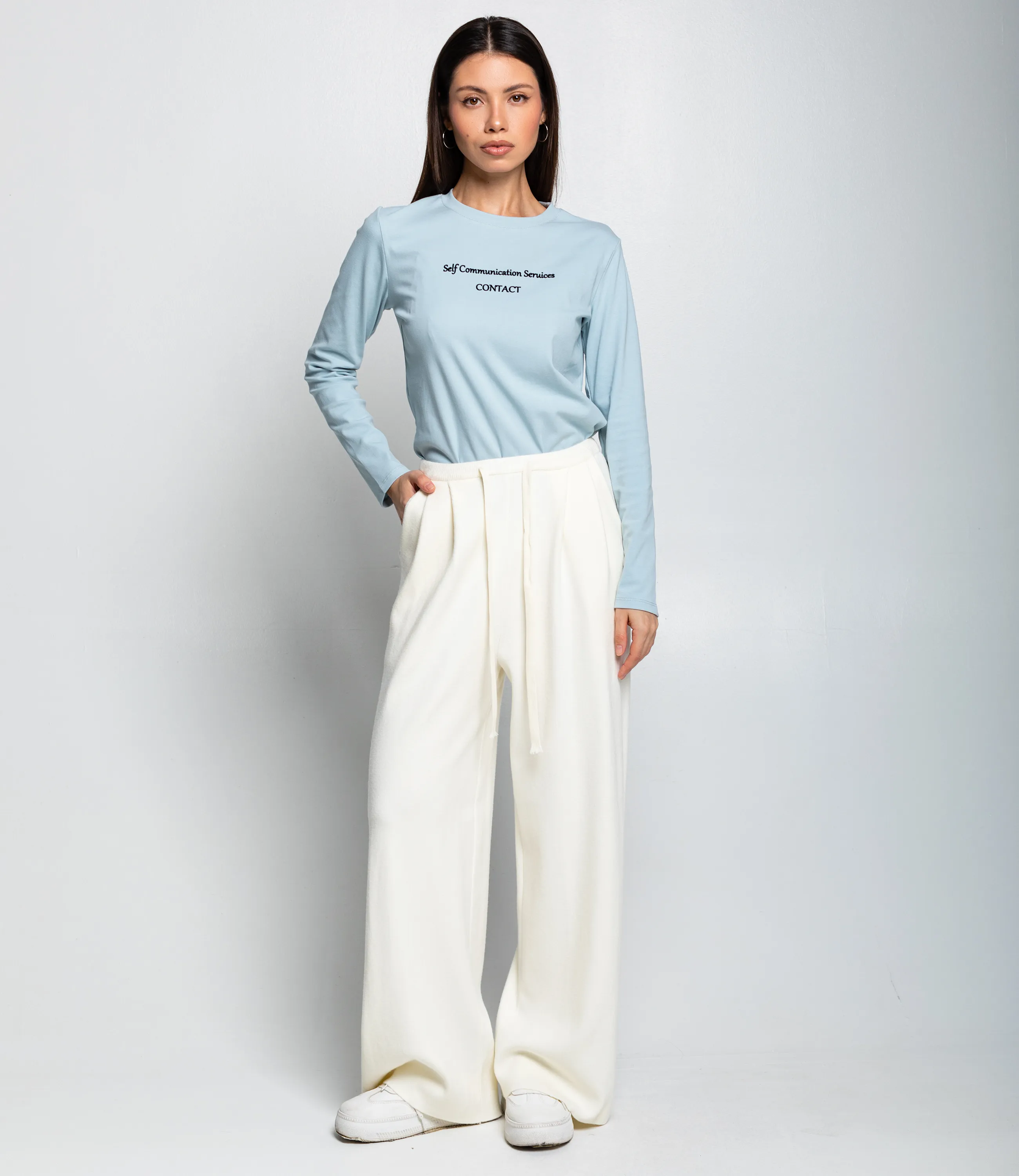 Брюки #КТ9663 (1), молочный - фото 1