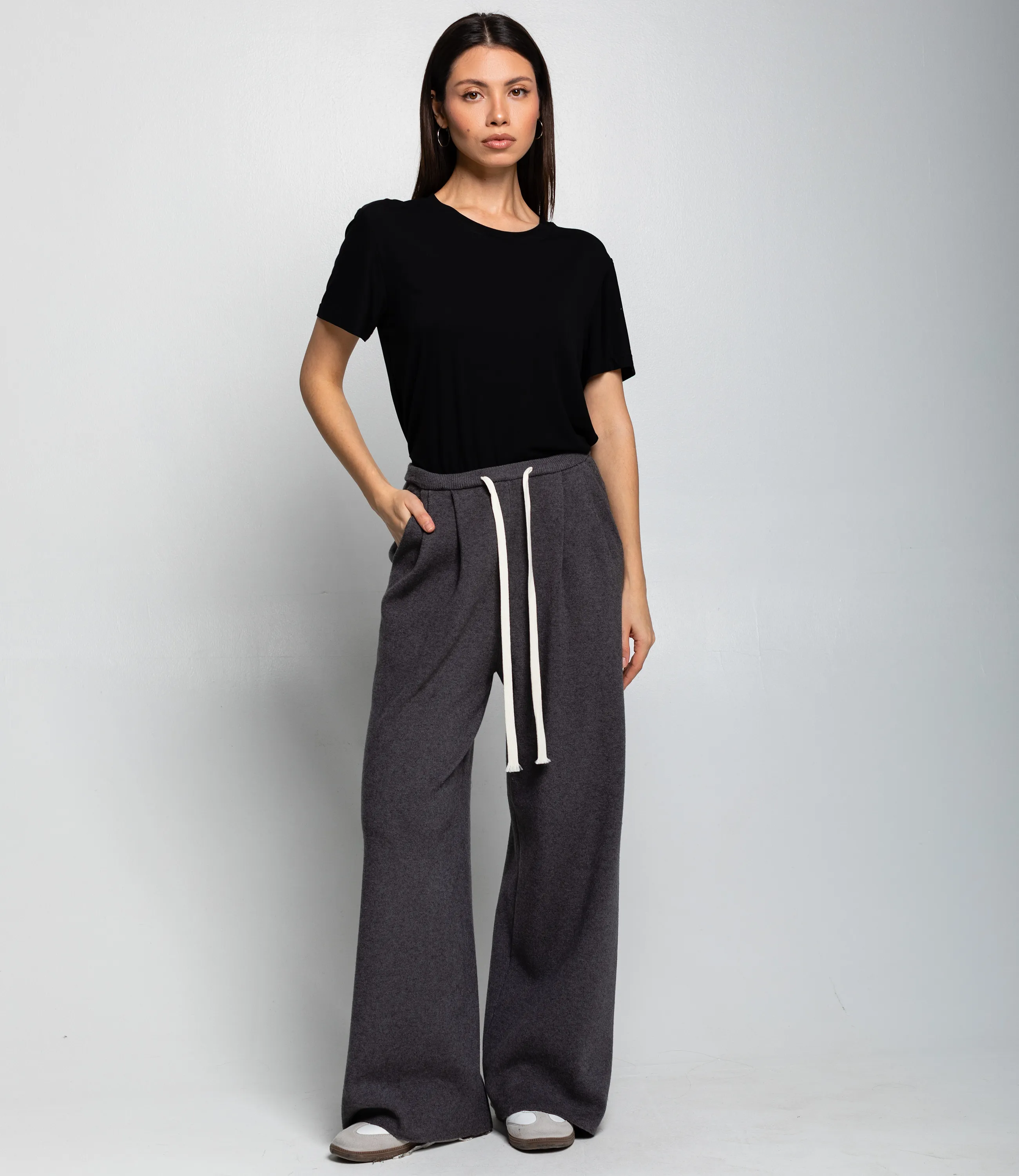 Брюки #КТ9663 (1), тёмно-серый - фото 1