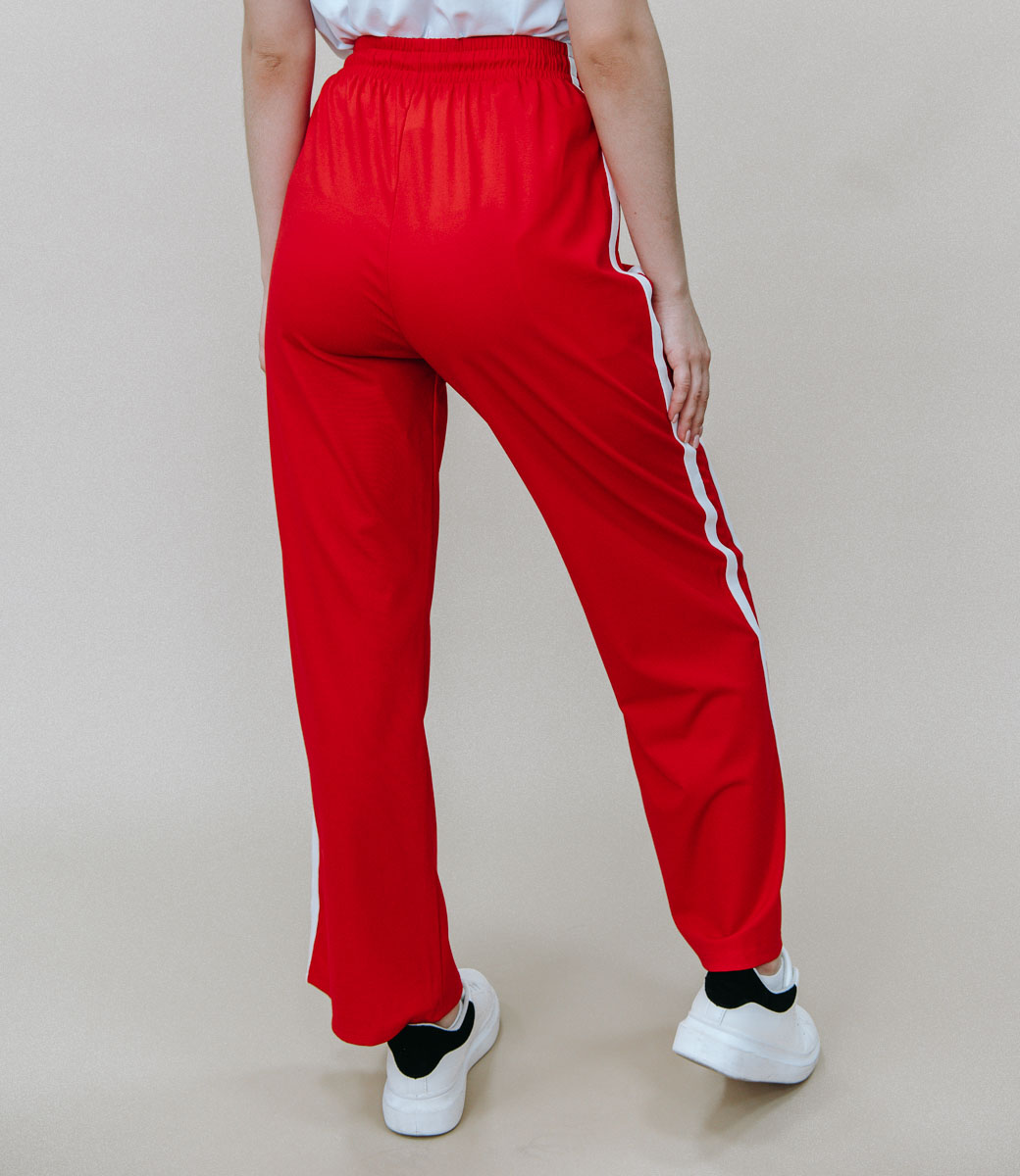 Спортивные брюки #801, красный