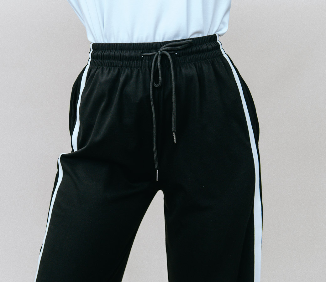 Спортивные брюки #801, чёрный - фото 4