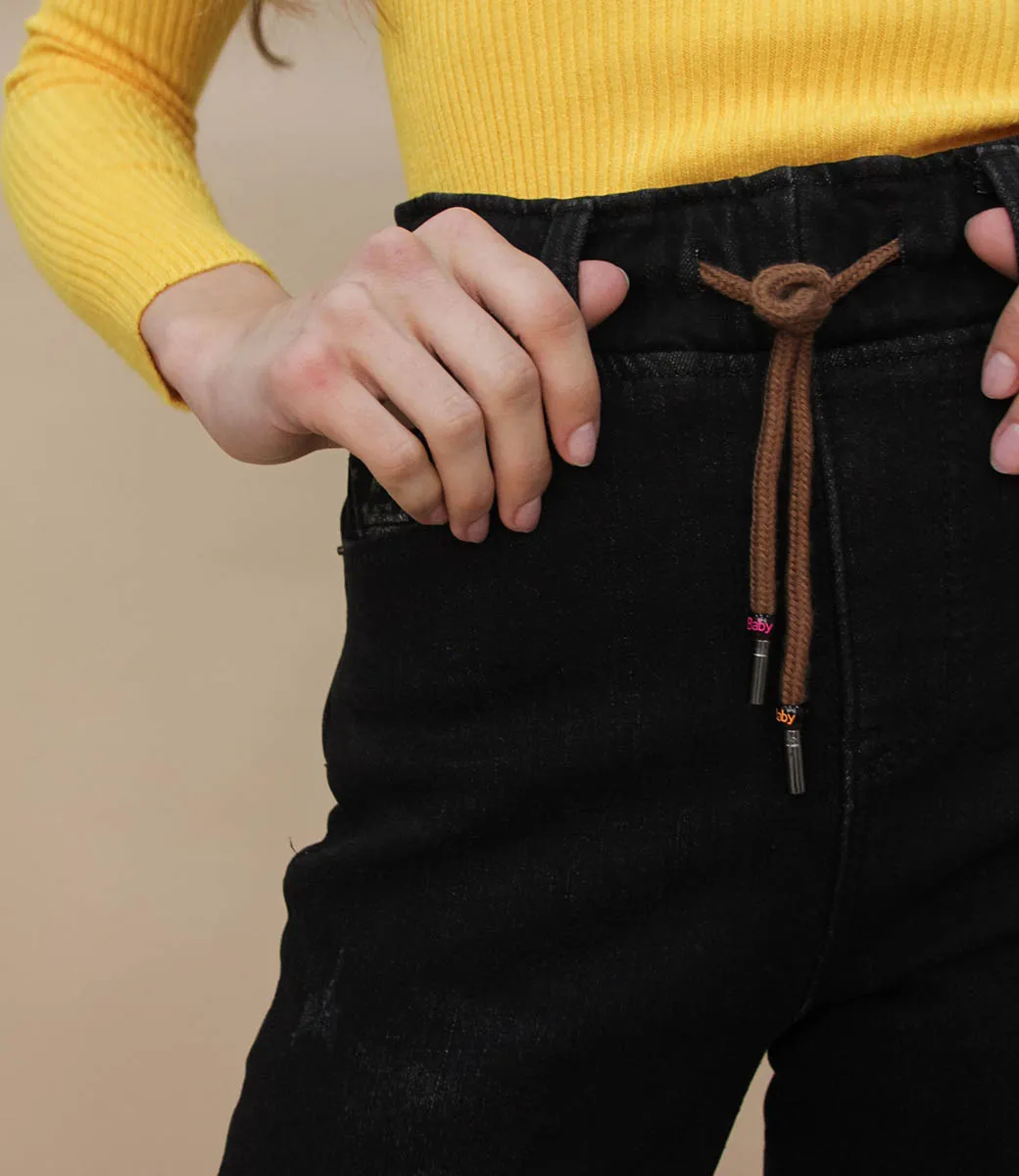Джинсы #2212, чёрный - фото 5