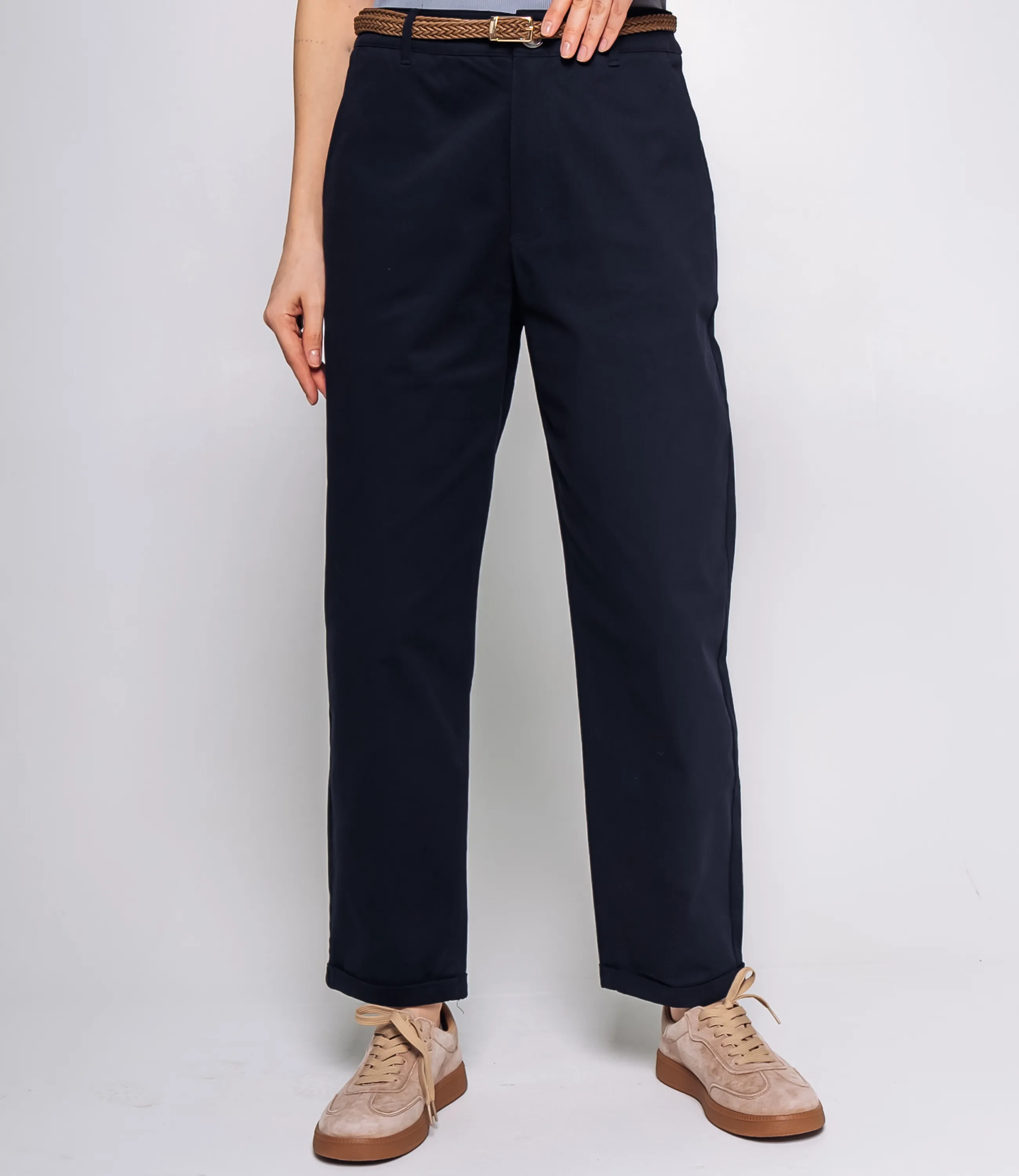Брюки #ОКТ215001, тёмно-синий - фото 2