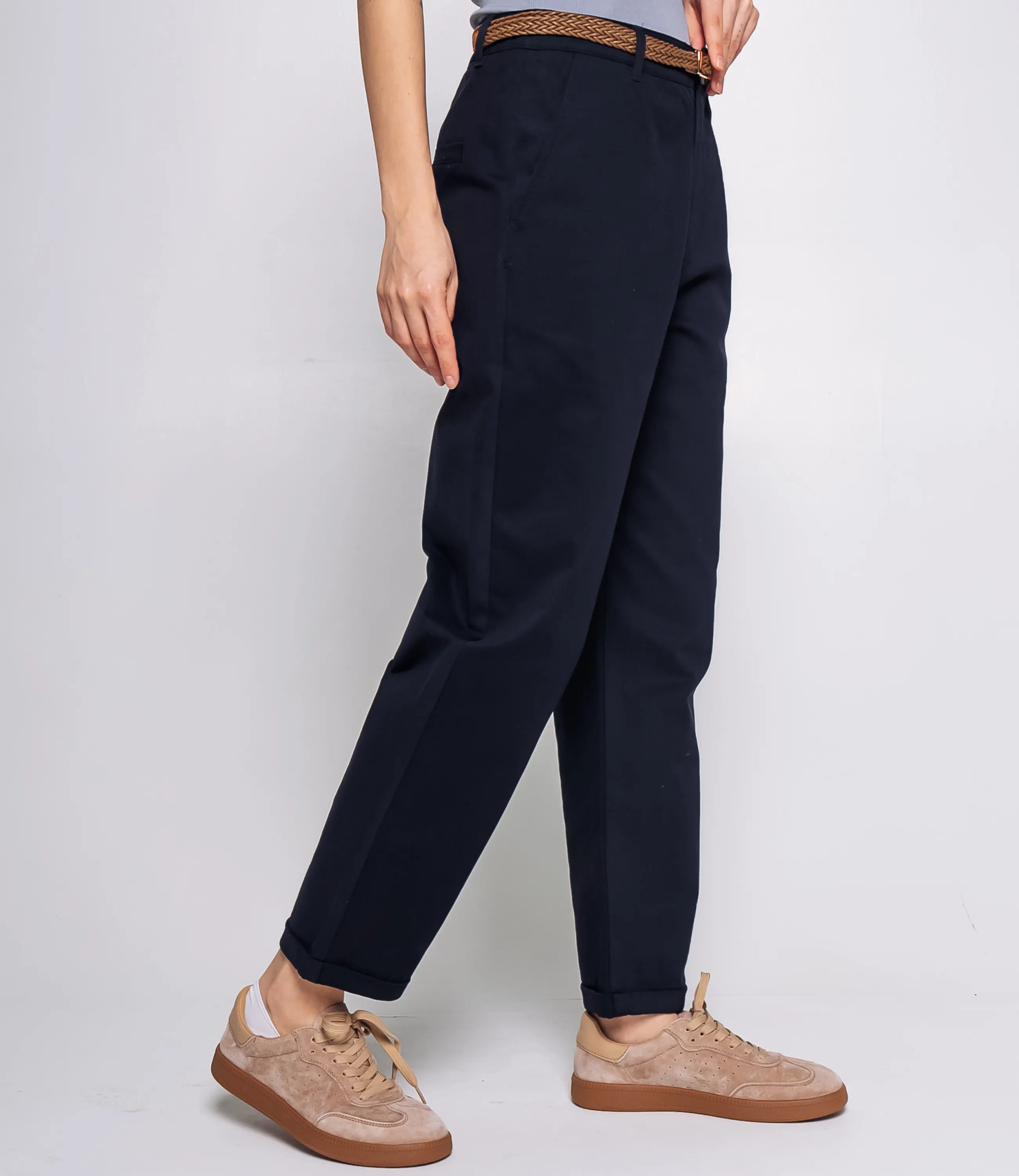 Брюки #ОКТ215001, тёмно-синий - фото 3