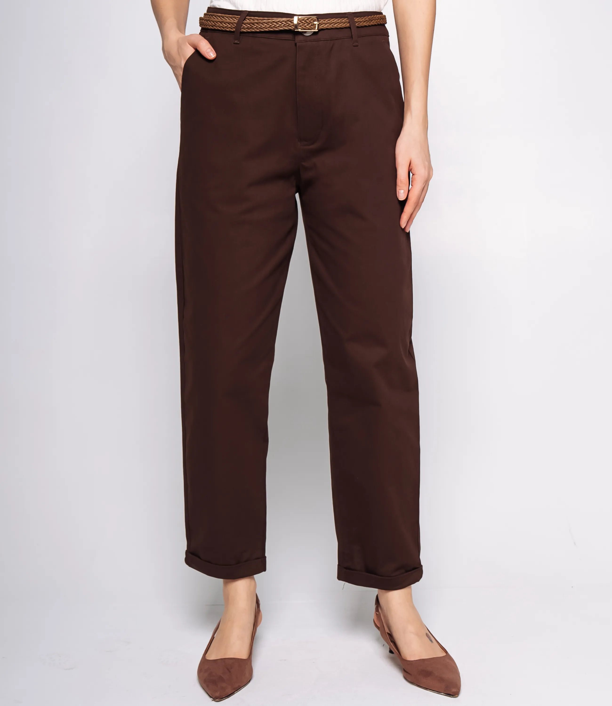 Брюки #ОКТ215001, шоколадный - фото 2