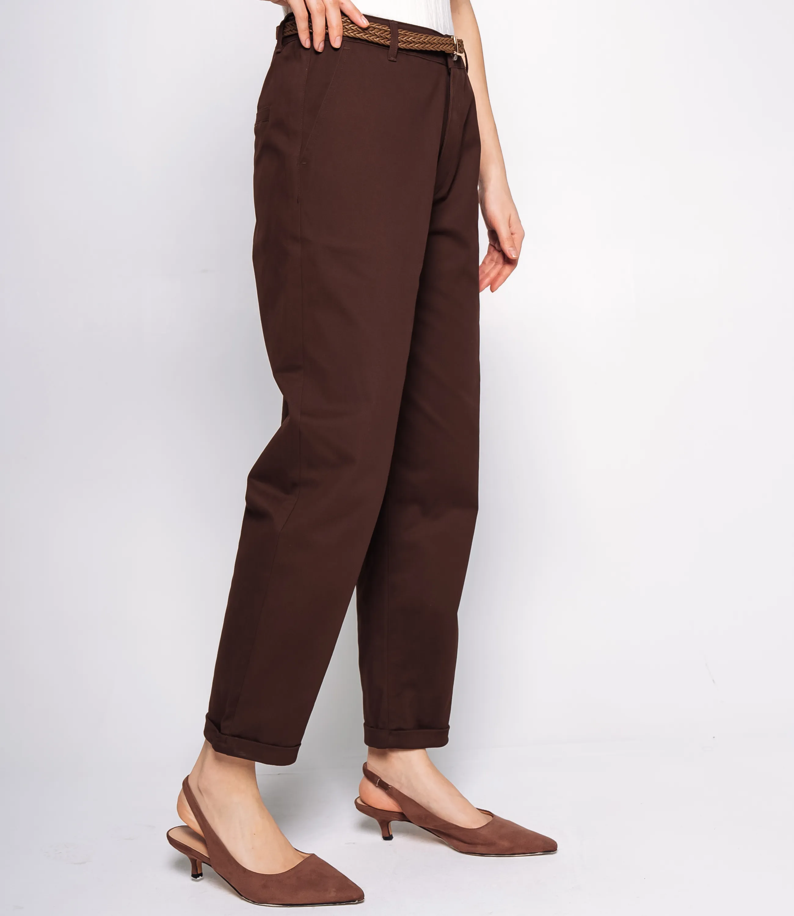 Брюки #ОКТ215001, шоколадный - фото 3