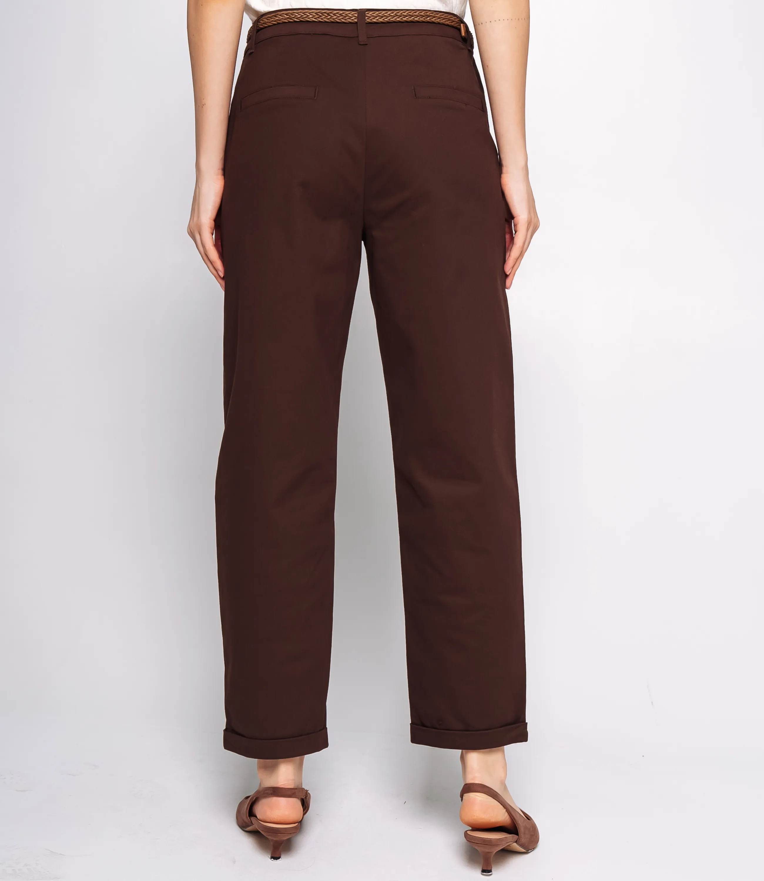 Брюки #ОКТ215001, шоколадный - фото 4