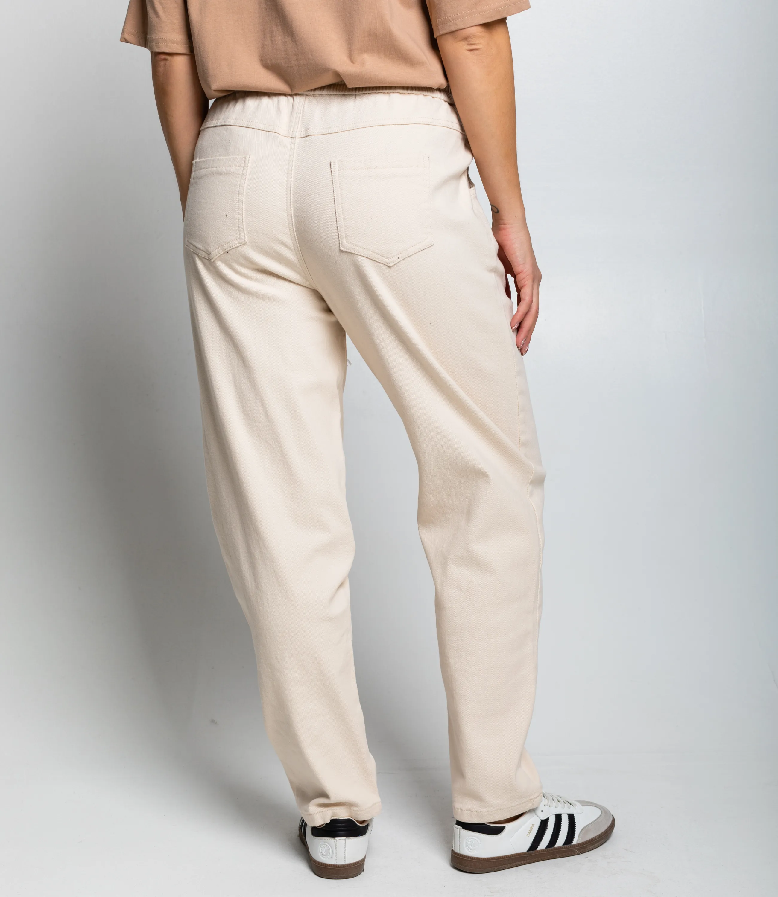 Брюки #КТ2610 (1), светло-бежевый - фото 4