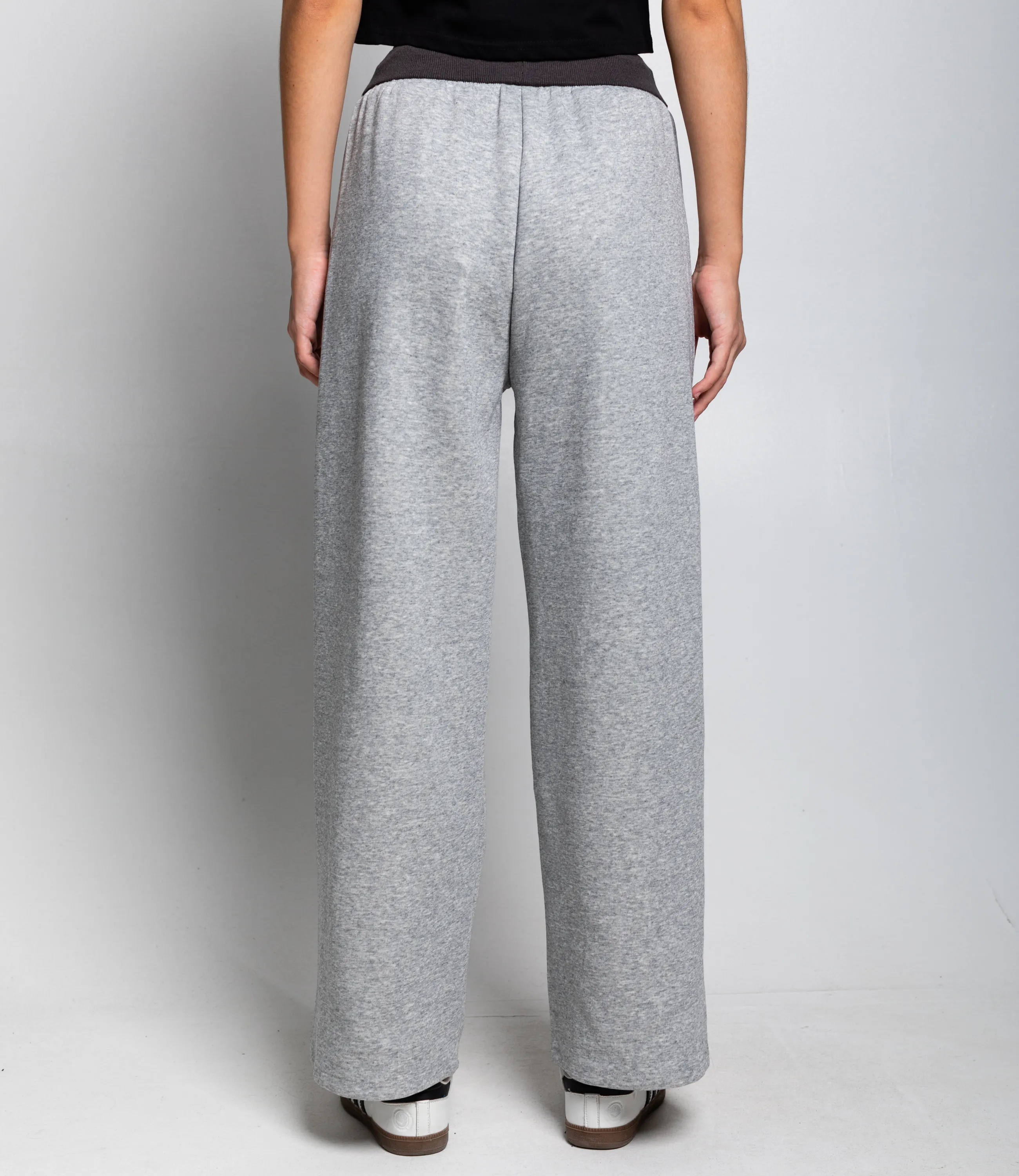 Спортивные брюки #КТ01 (14), серый меланж - фото 4