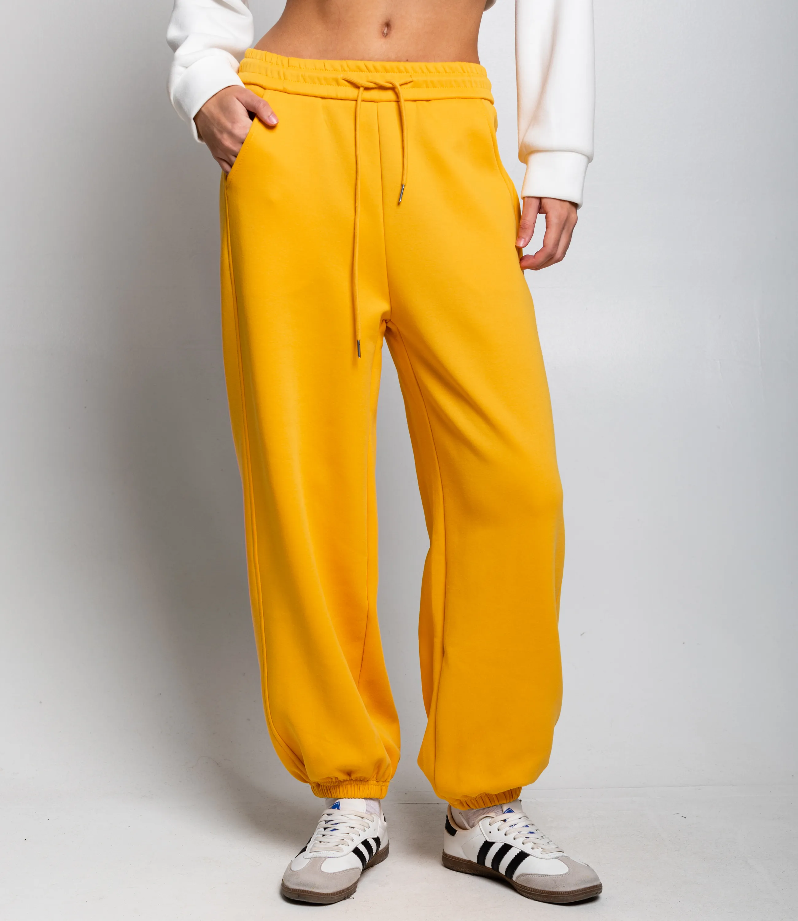 Спортивные брюки #КТ04 (2), жёлтый - фото 2