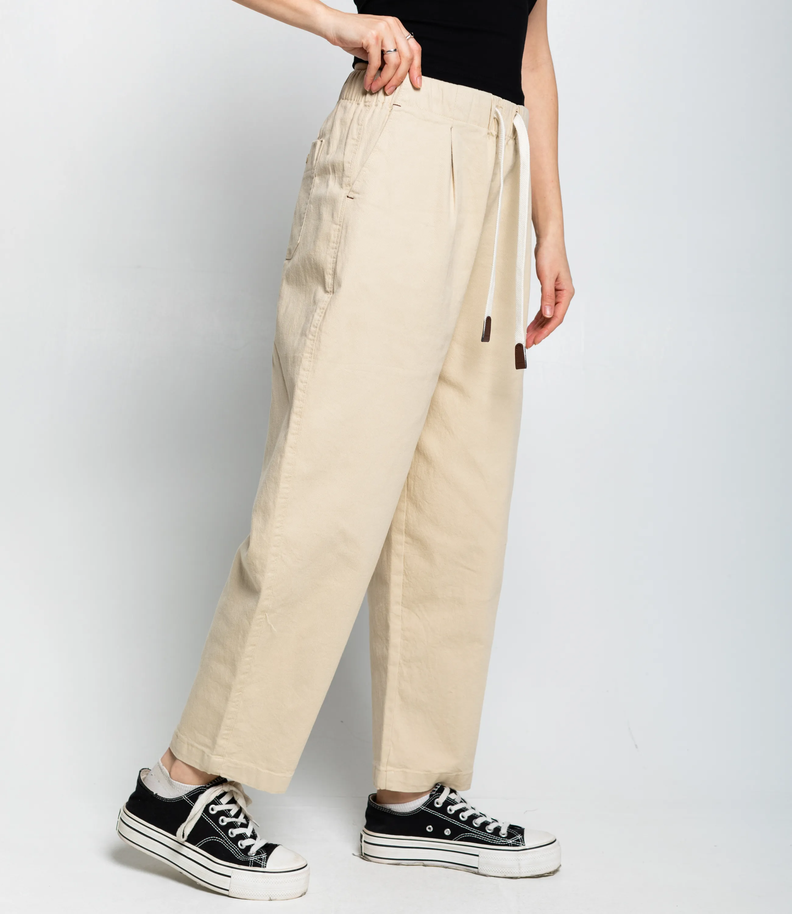 Брюки #КТ2556 (1), бежевый - фото 3