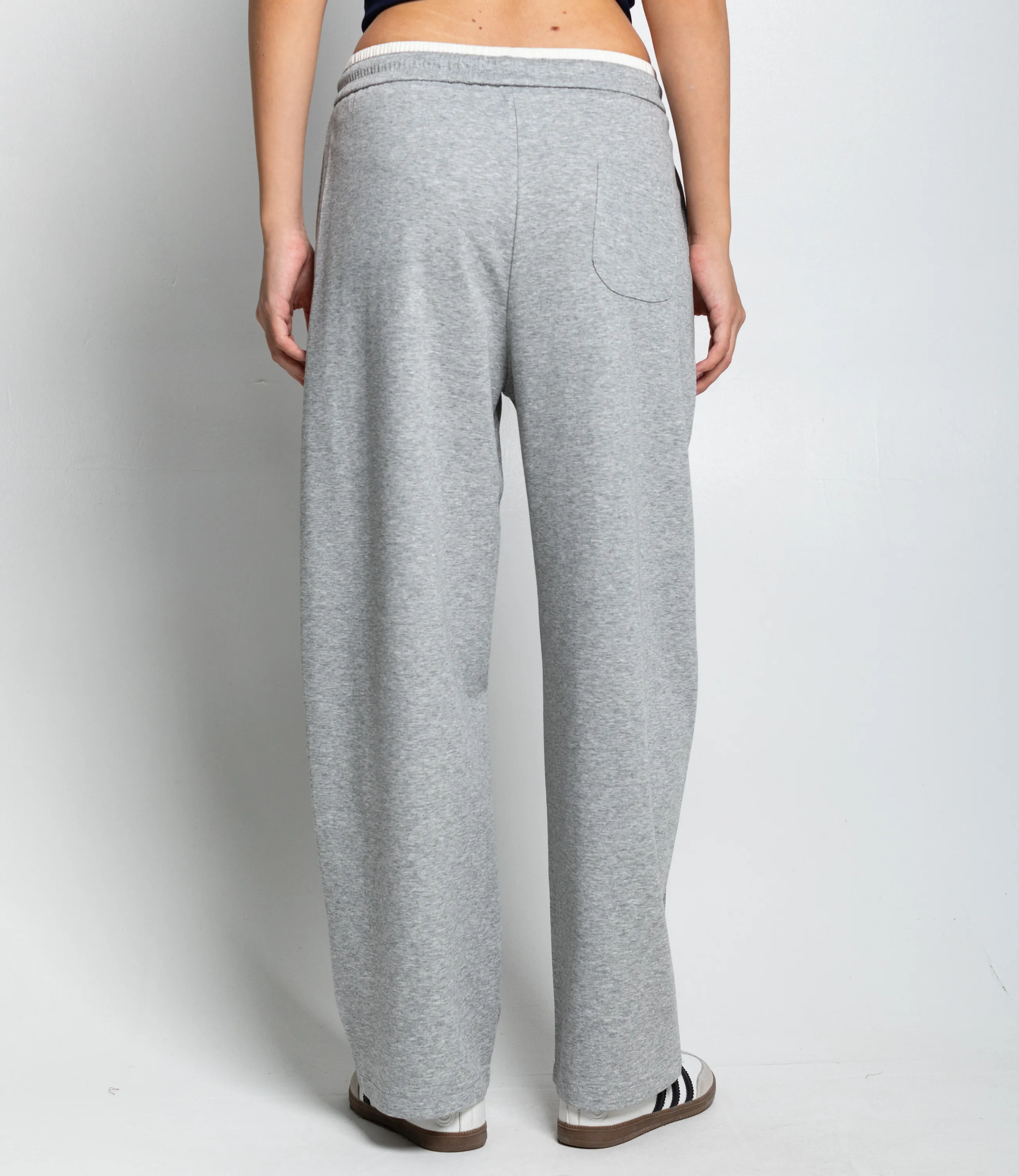 Спортивные брюки #КТ9925, серый меланж - фото 4