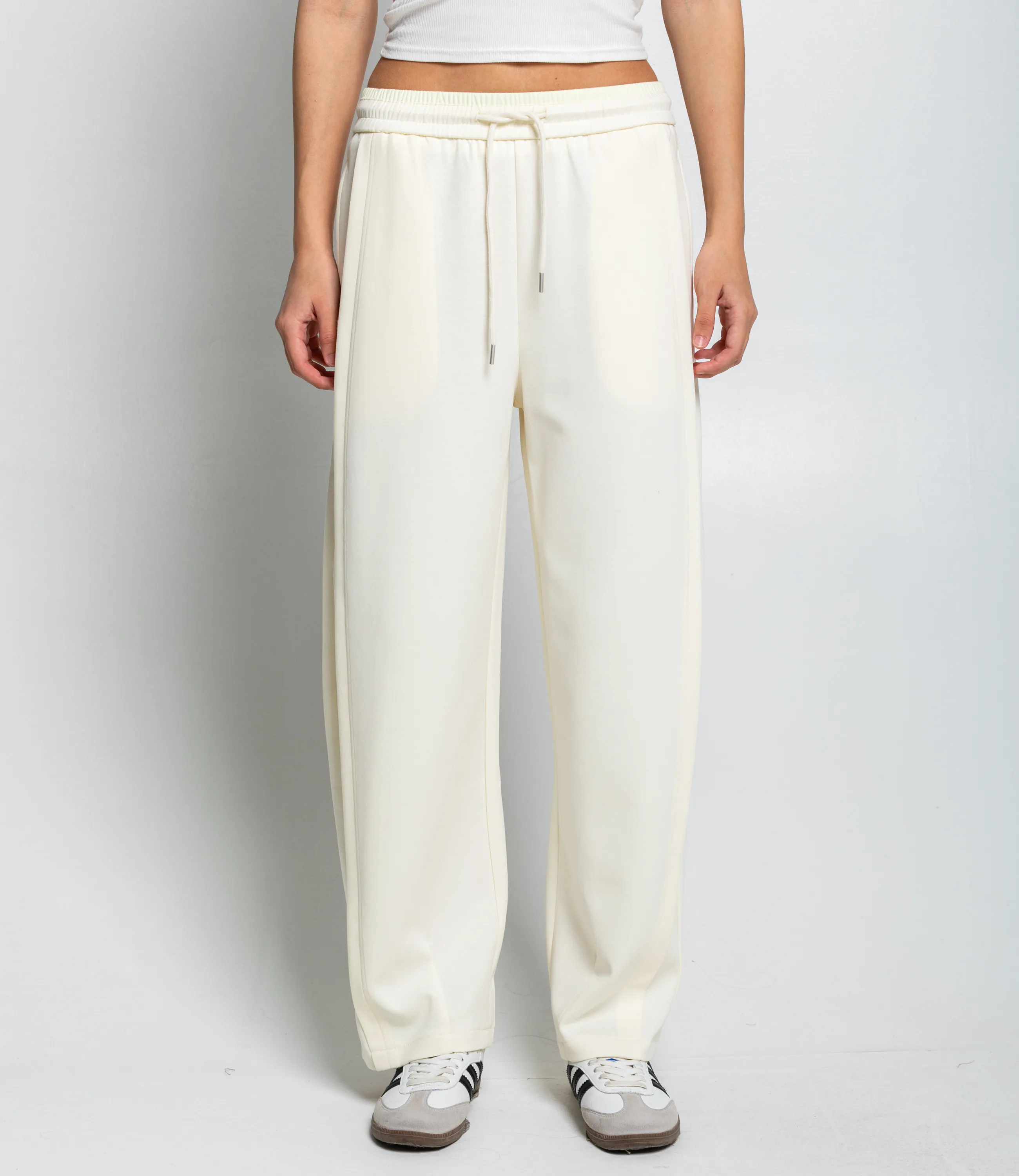 Спортивные брюки #КТ9925, кремовый - фото 2