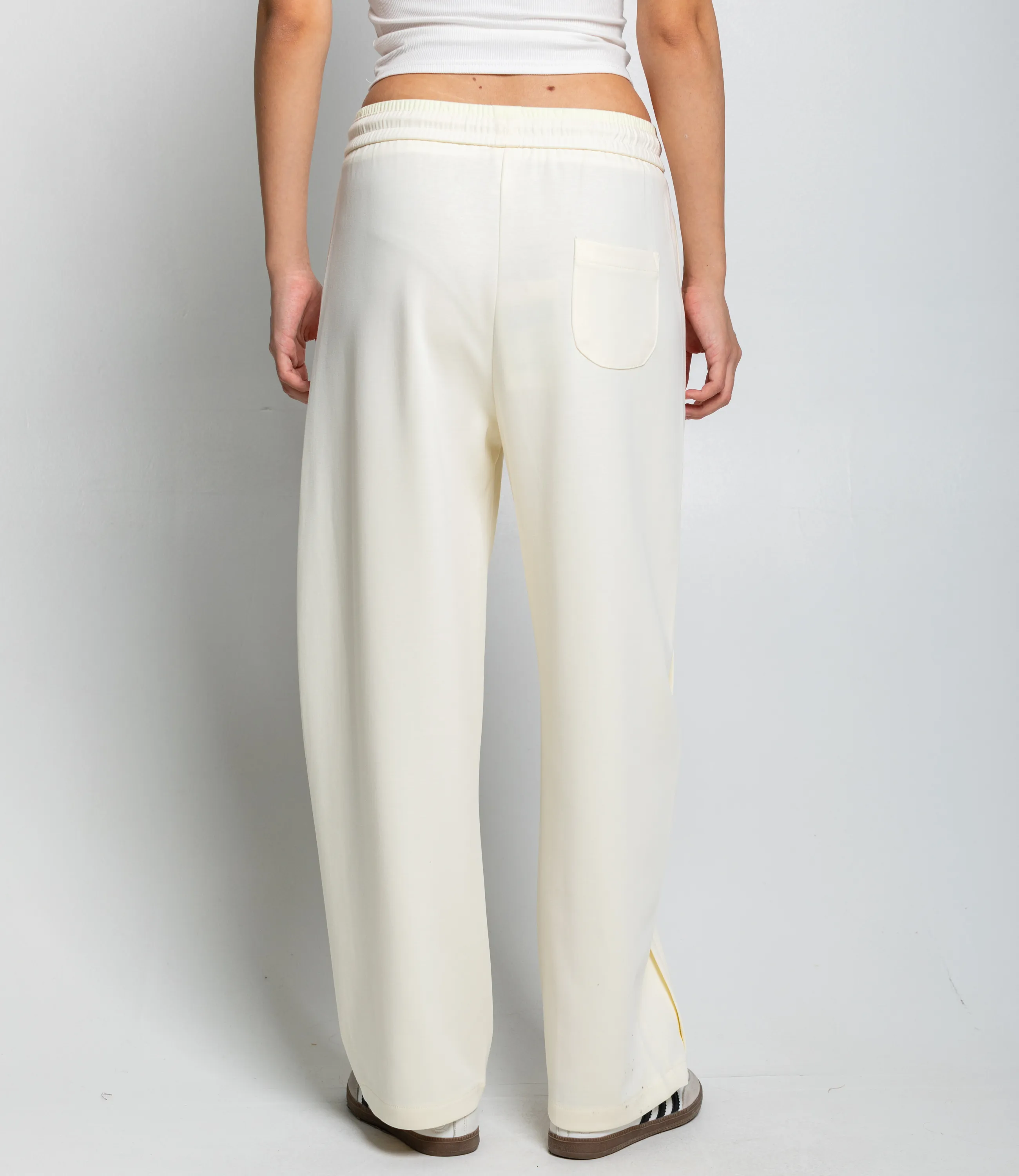 Спортивные брюки #КТ9925, кремовый - фото 4