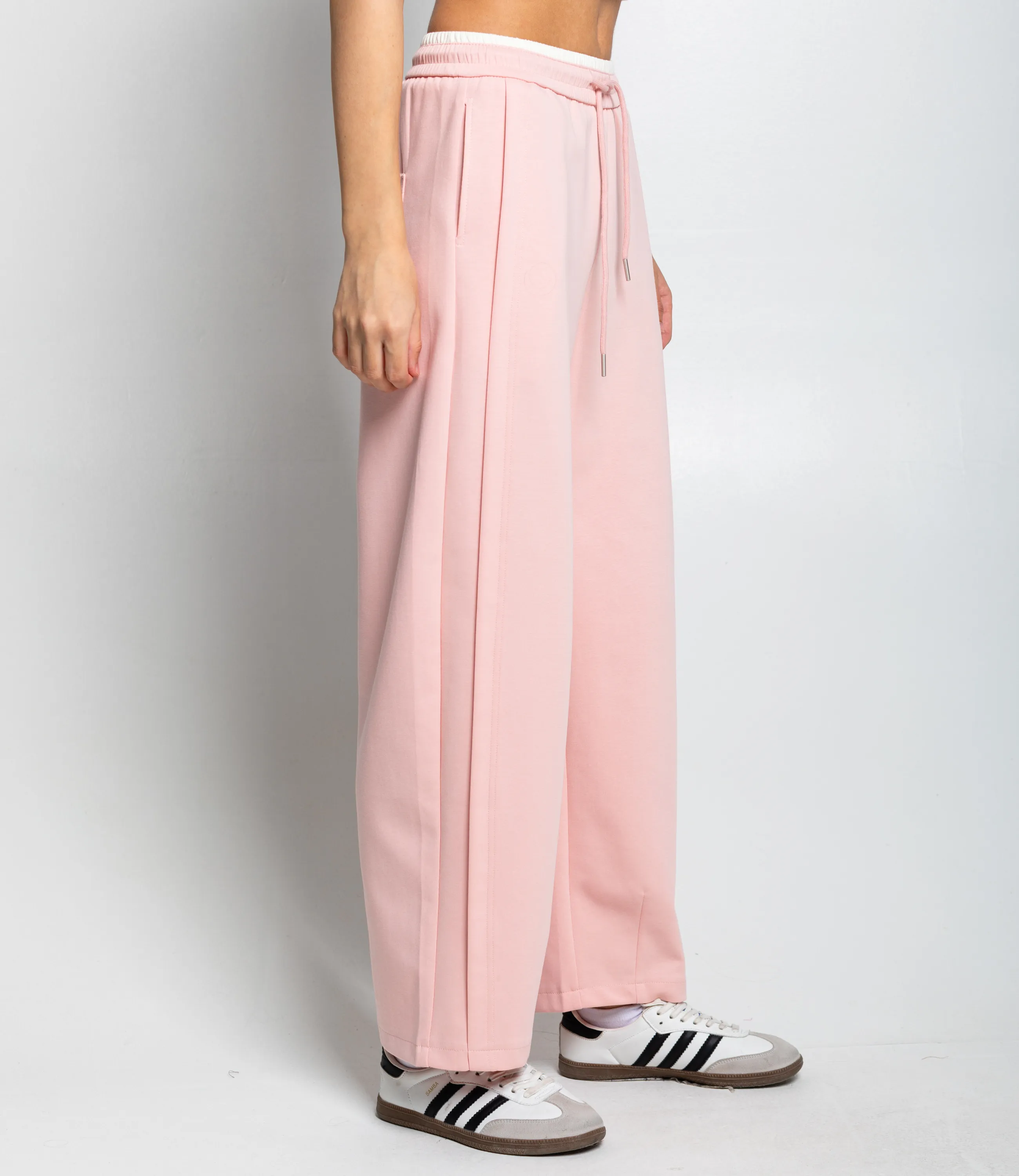 Спортивные брюки #КТ9925, пудровый - фото 3