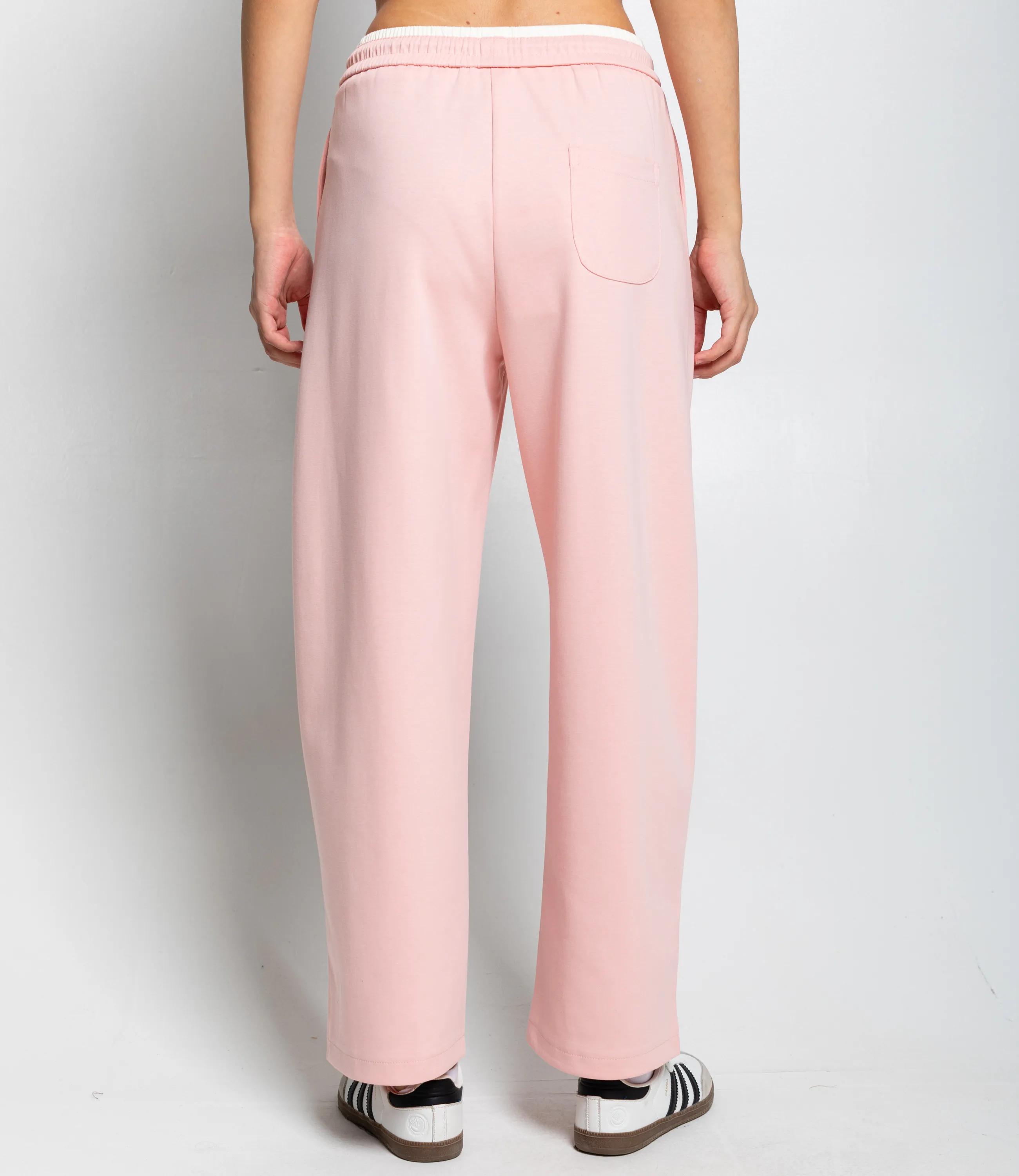 Спортивные брюки #КТ9925, пудровый - фото 4