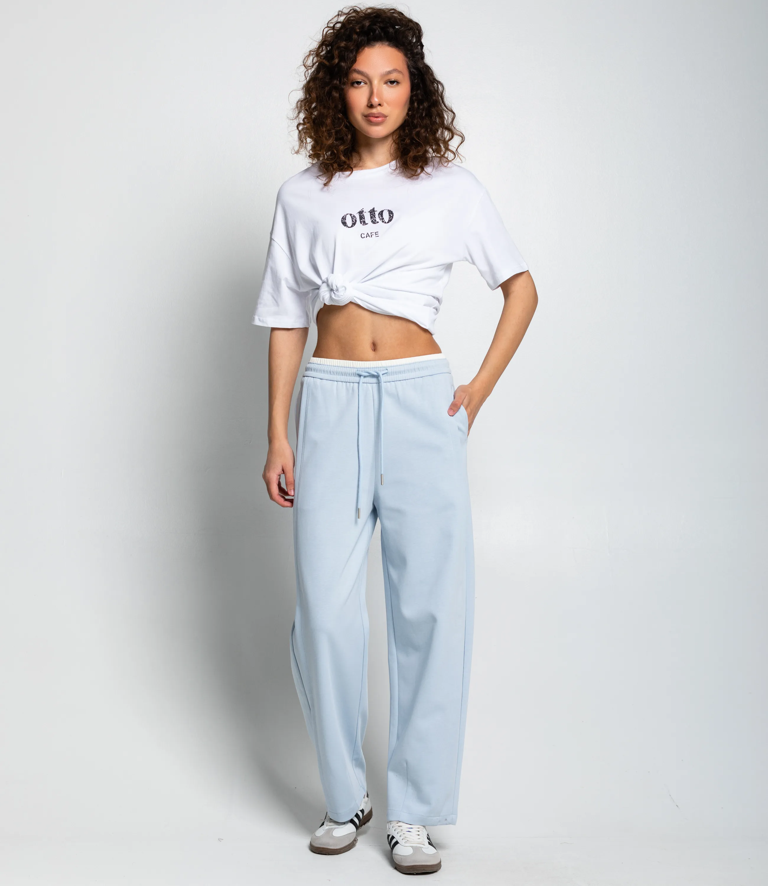 Спортивные брюки #КТ9925, голубой - фото 1