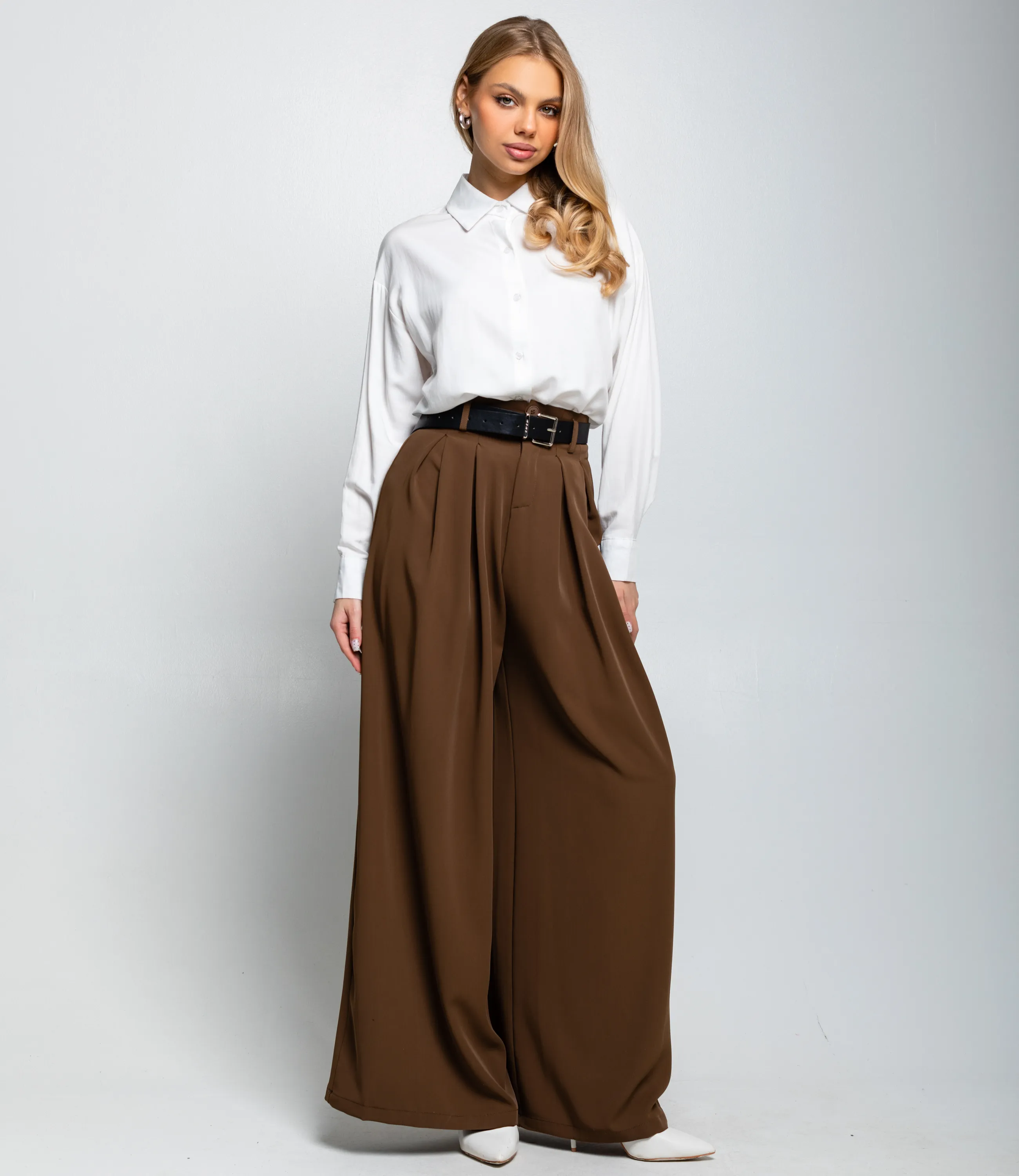 Брюки #КТ93 (4), коричневый - фото 1