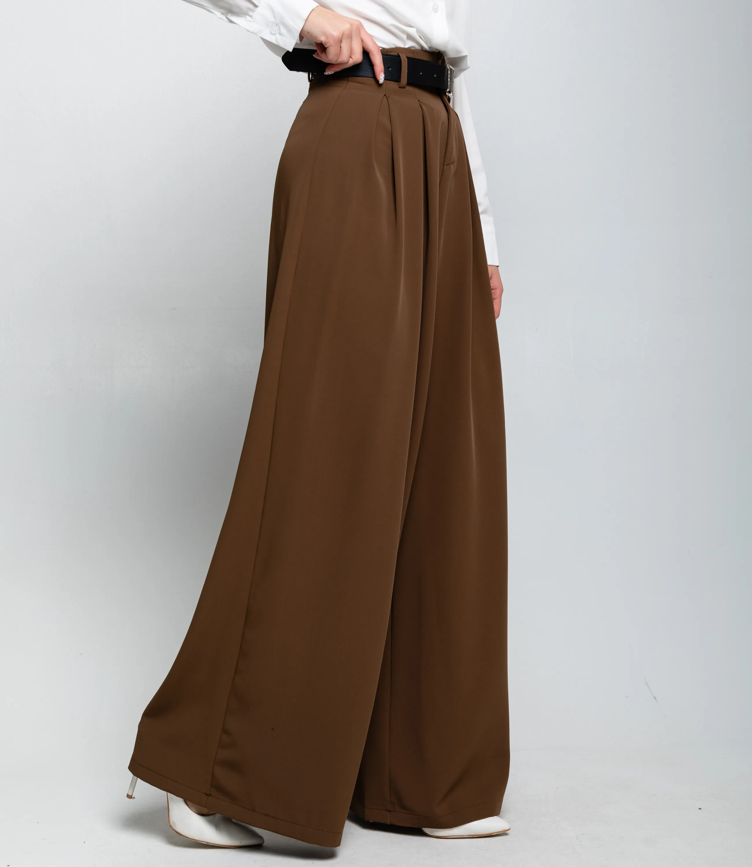 Брюки #КТ93 (4), коричневый - фото 3