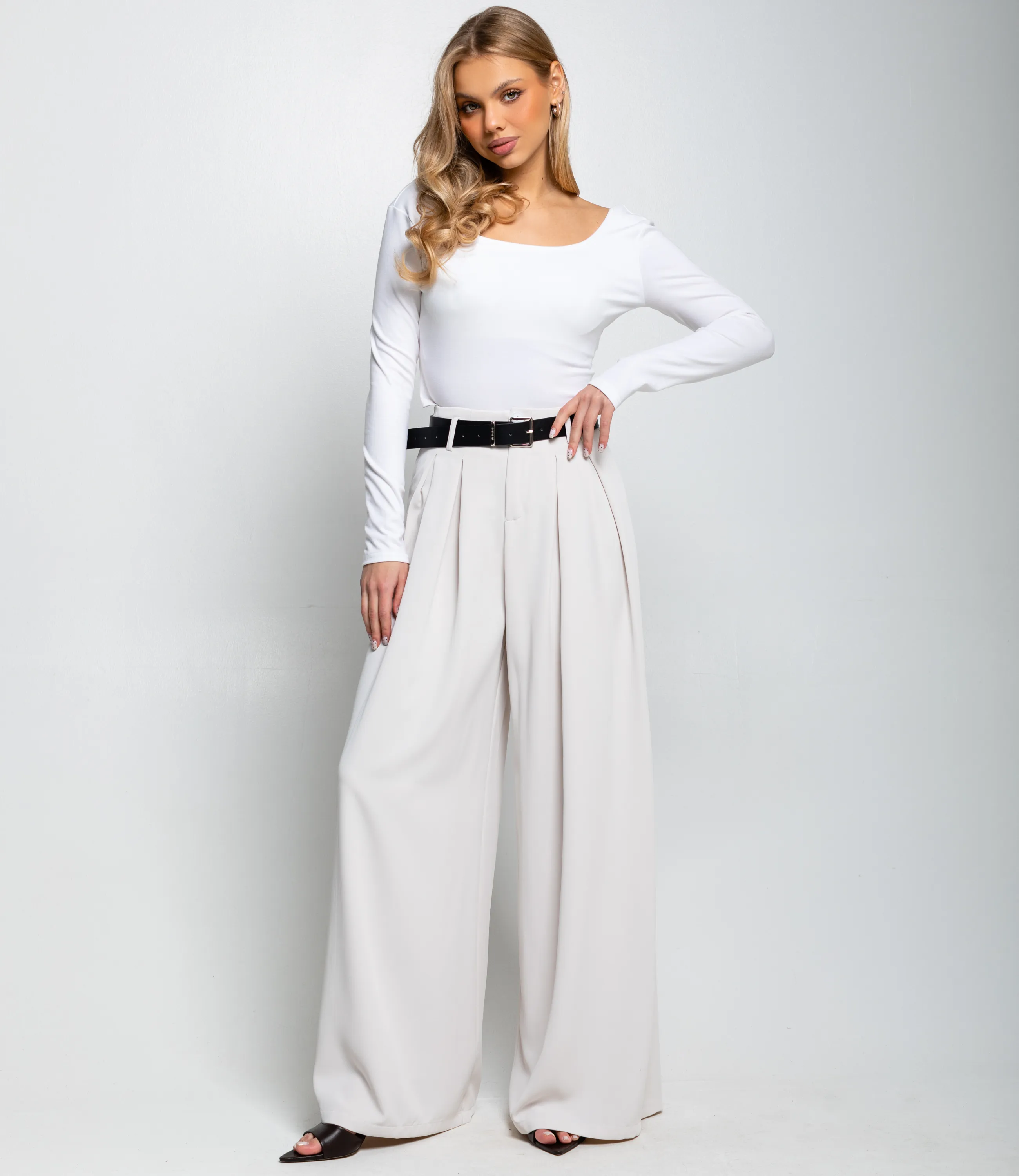 Брюки #КТ93 (4), слоновая кость - фото 1