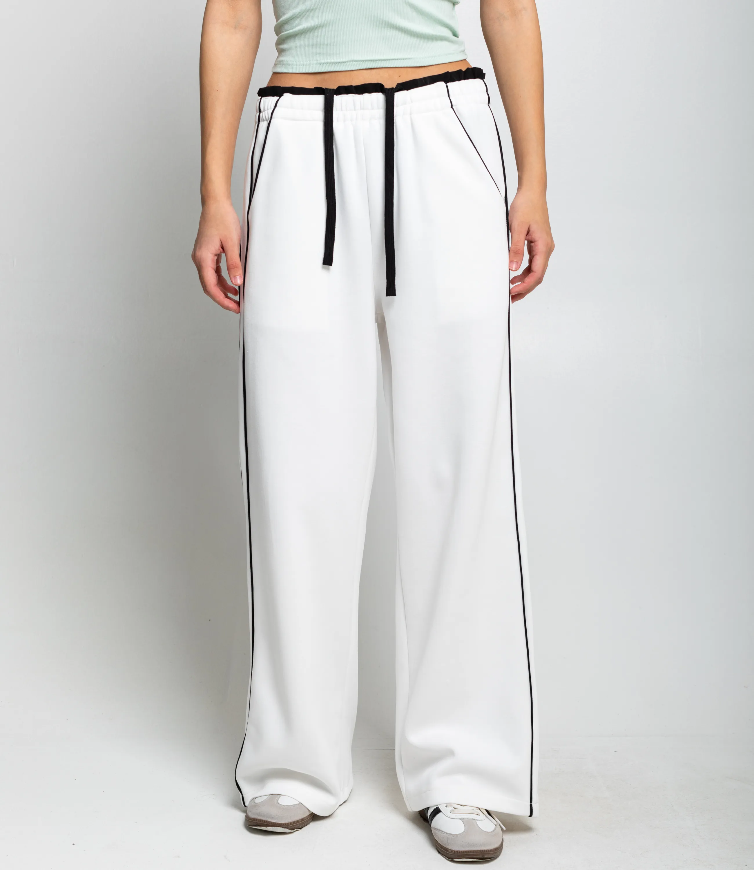 Спортивные брюки #КТ6661 (2), белый - фото 2