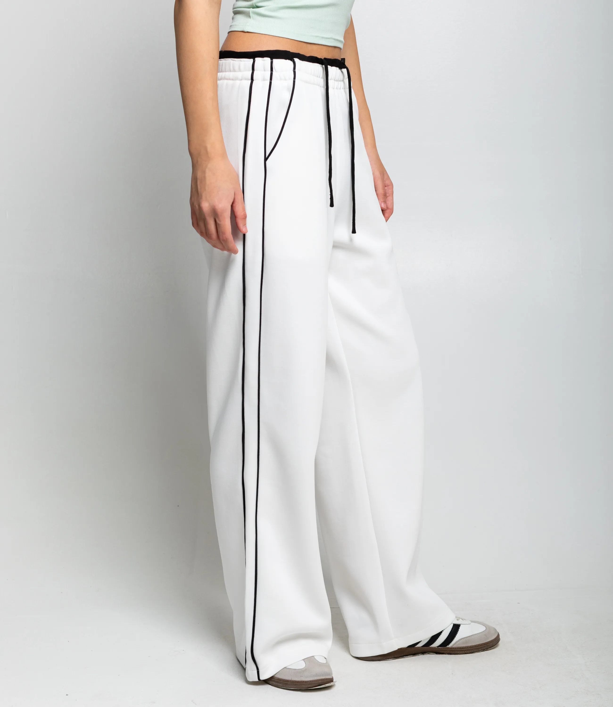 Спортивные брюки #КТ6661 (2), белый - фото 3