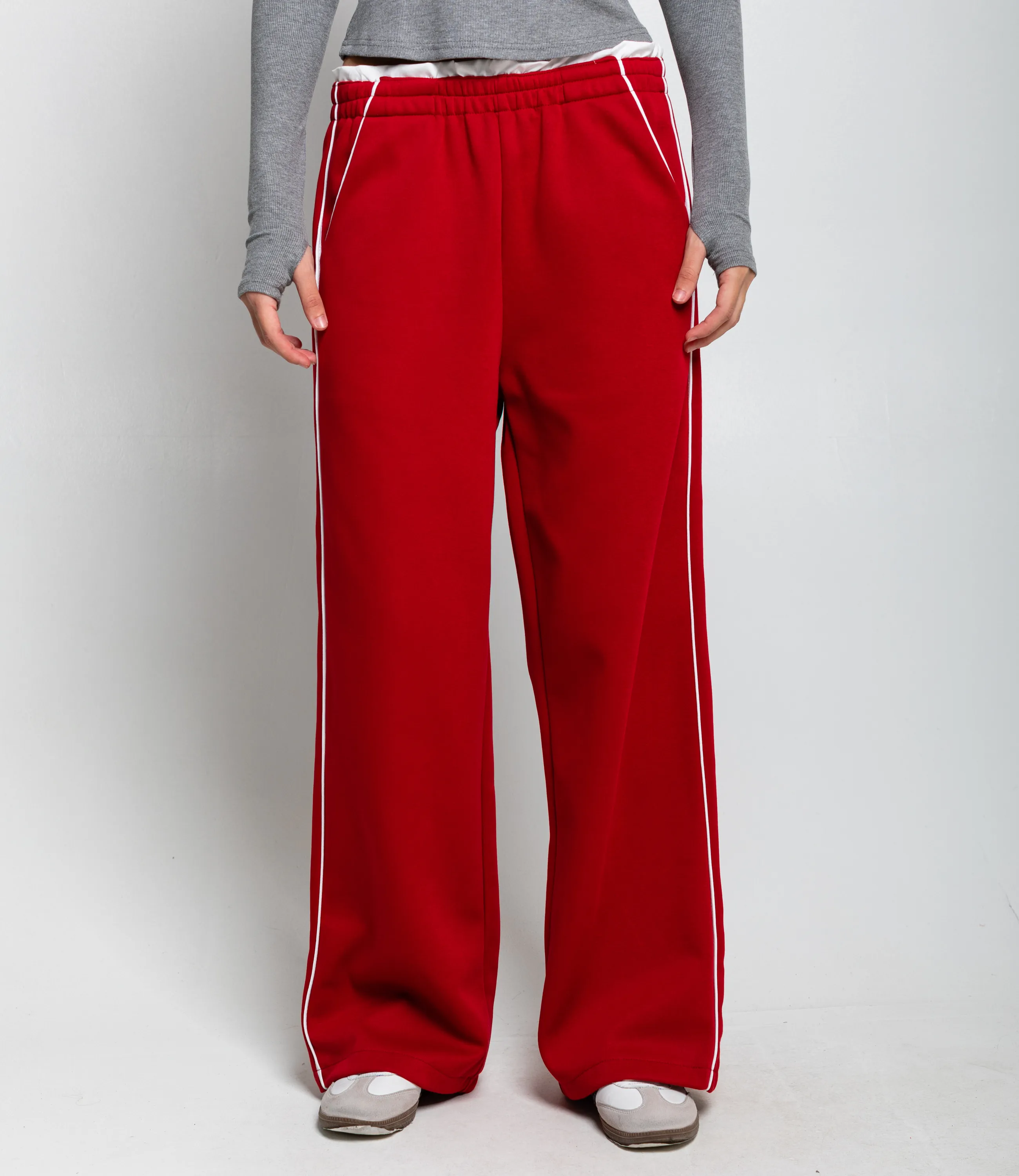 Спортивные брюки #КТ6661 (2), красный - фото 2
