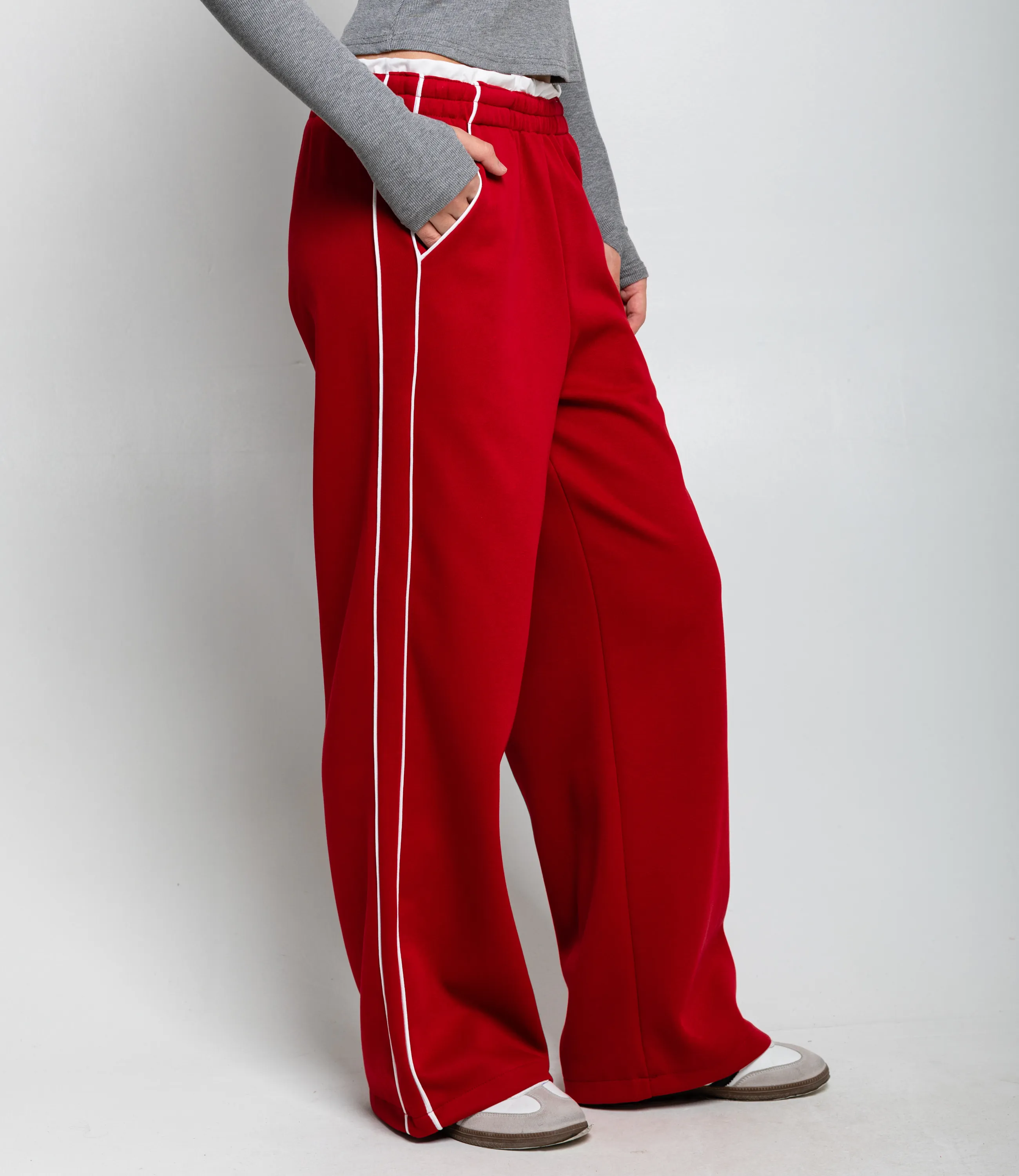Спортивные брюки #КТ6661 (2), красный - фото 3