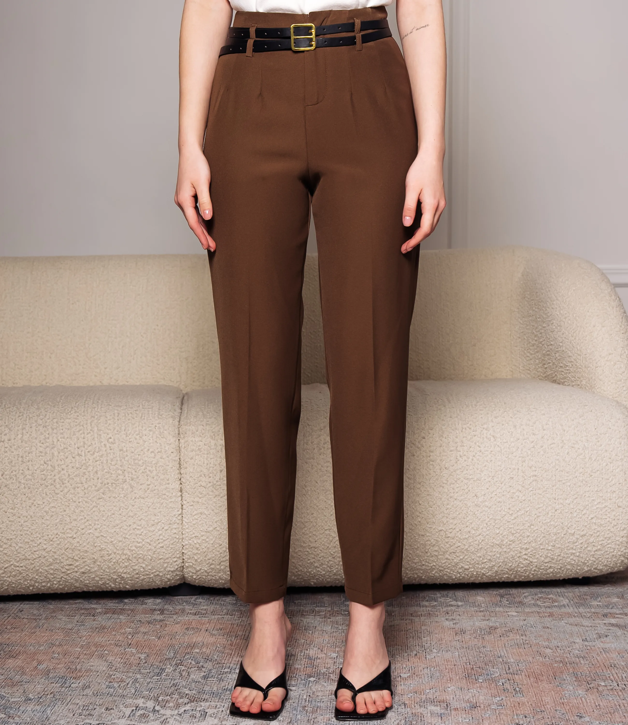 Брюки #КТ8130 (2), коричневый - фото 2