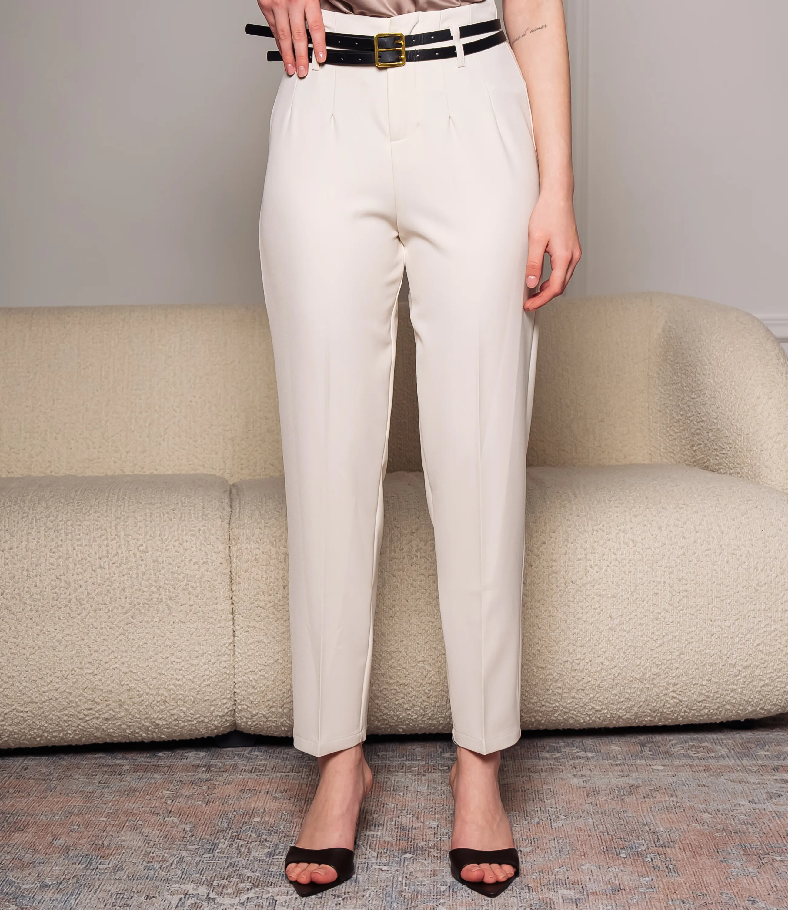 Брюки #КТ8130 (2), светло-бежевый - фото 2