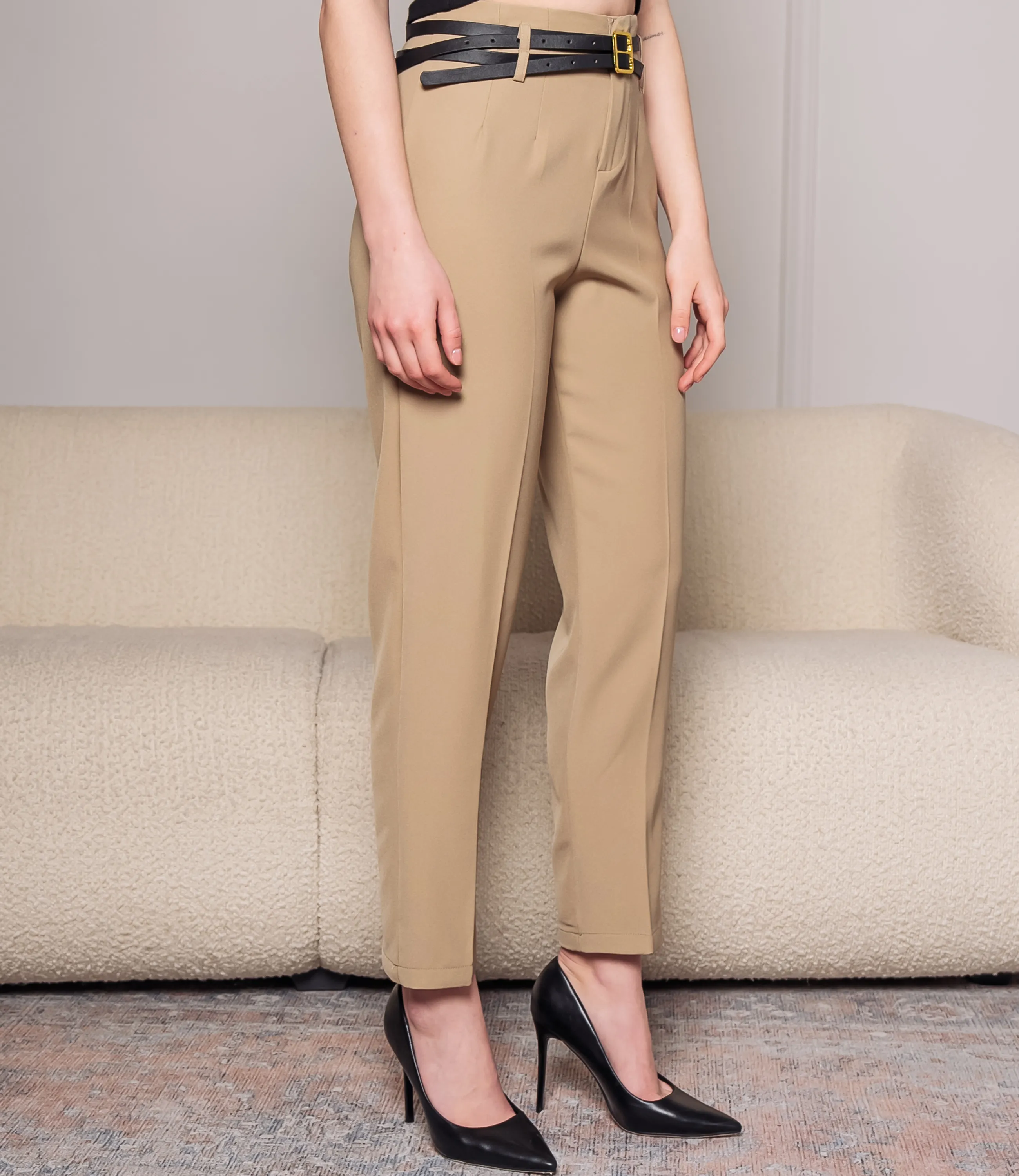 Брюки #КТ8130 (2), бежевый - фото 3