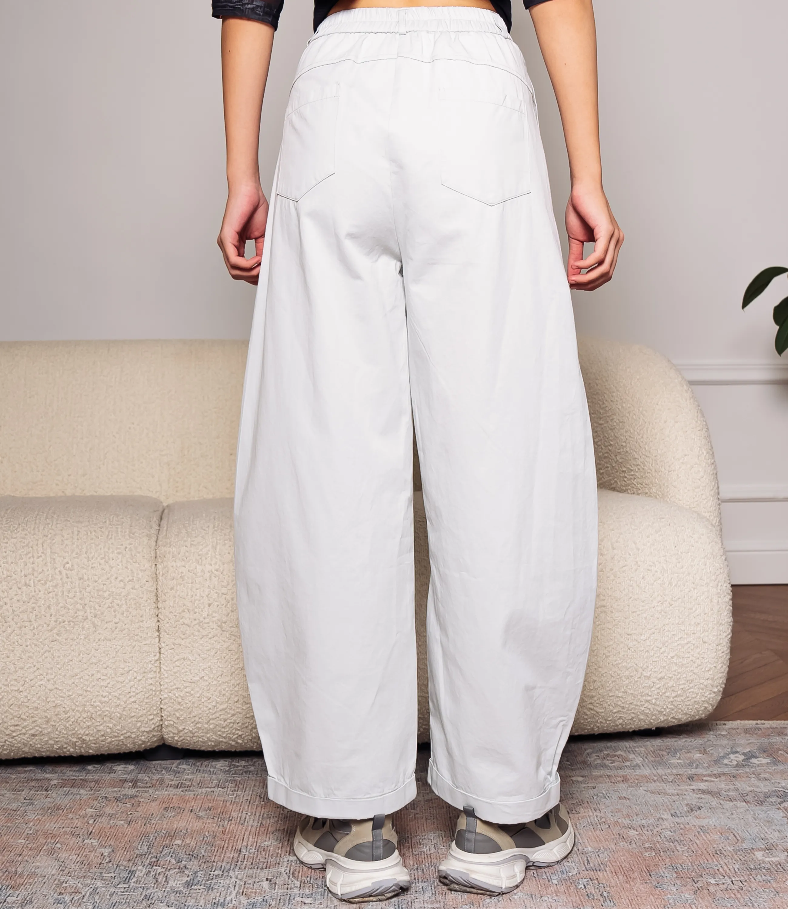 Брюки #КТ2635, серо-голубой - фото 4