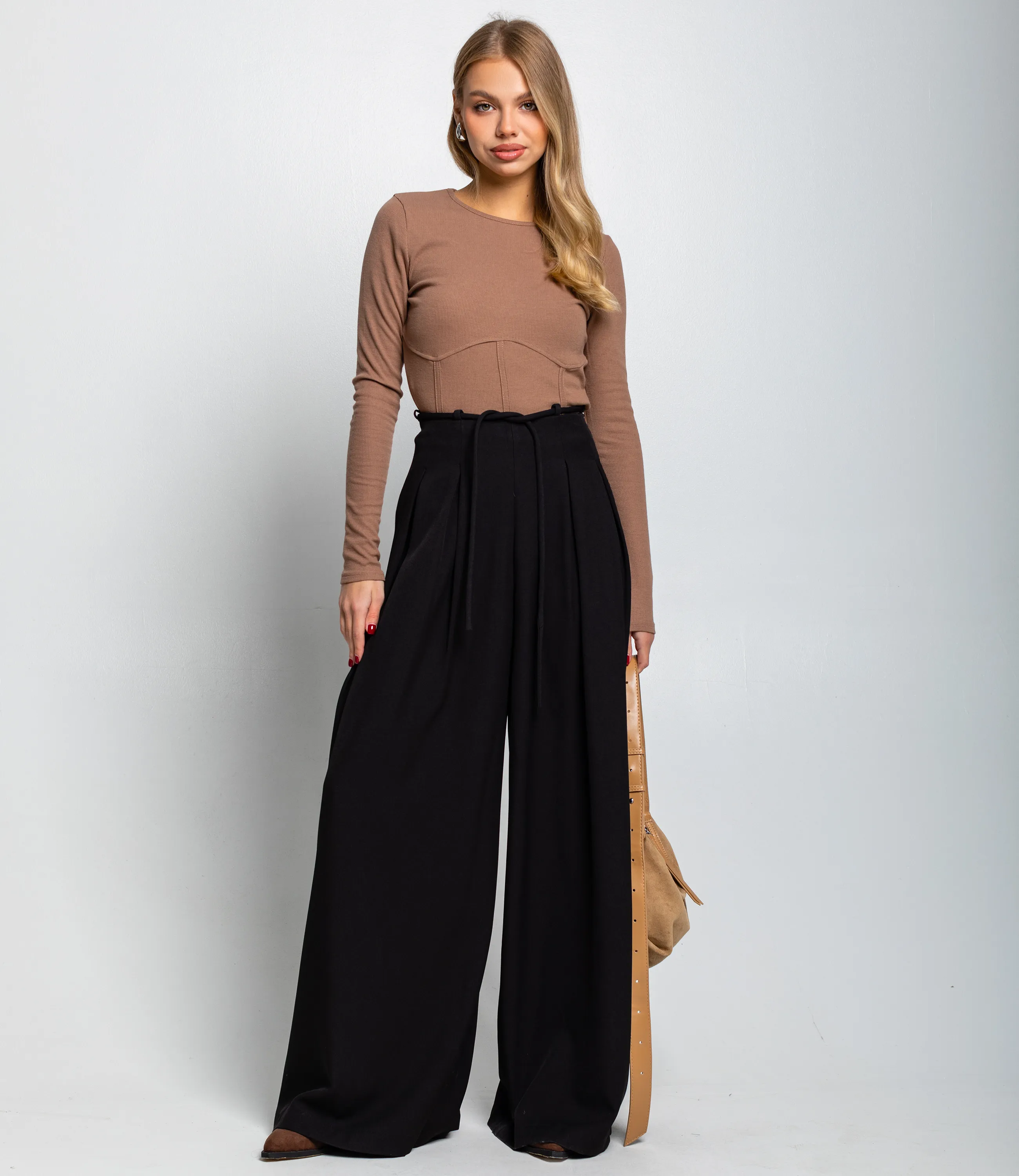 Брюки #КТ16301-2, чёрный