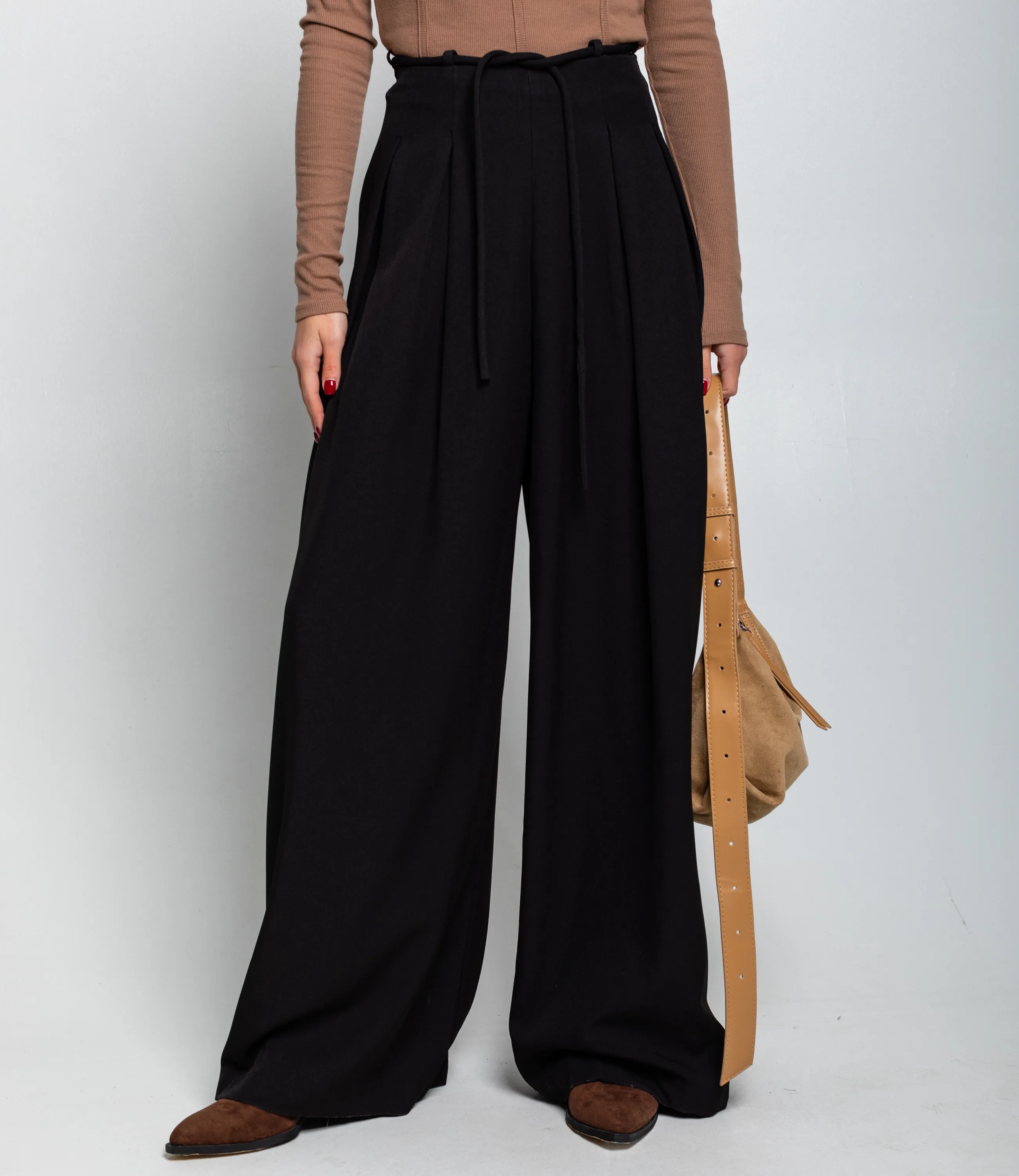 Брюки #КТ16301-2, чёрный - фото 2