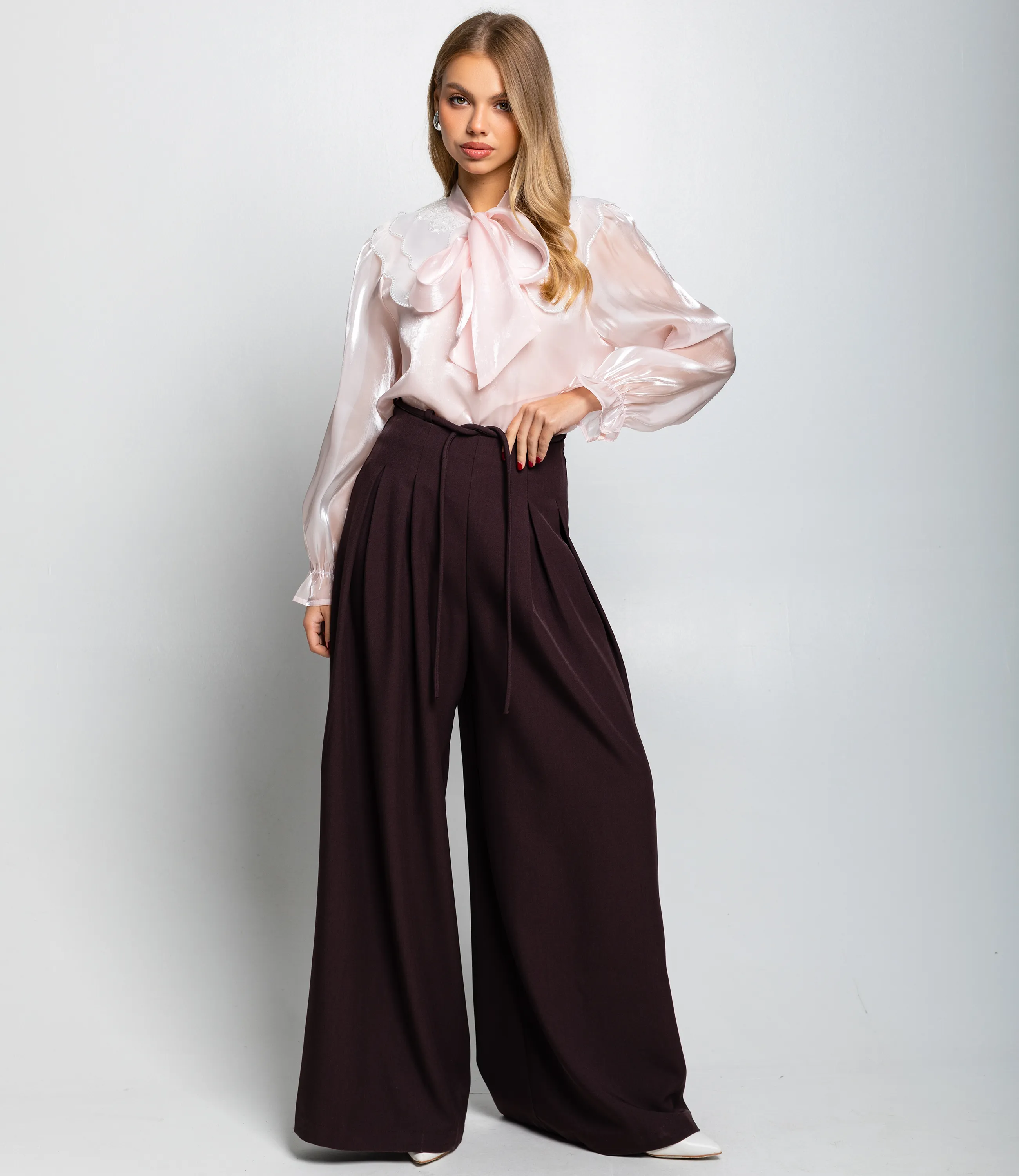 Брюки #КТ16301-2, шоколадный - фото 1