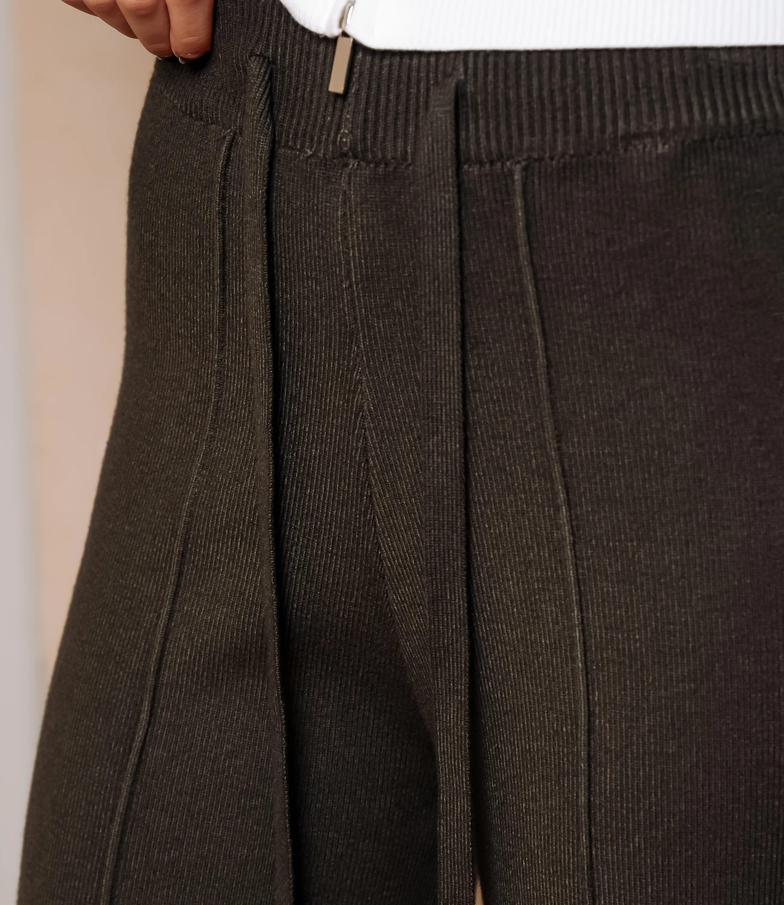 Брюки #КТ817 (1), тёмный хаки - фото 5