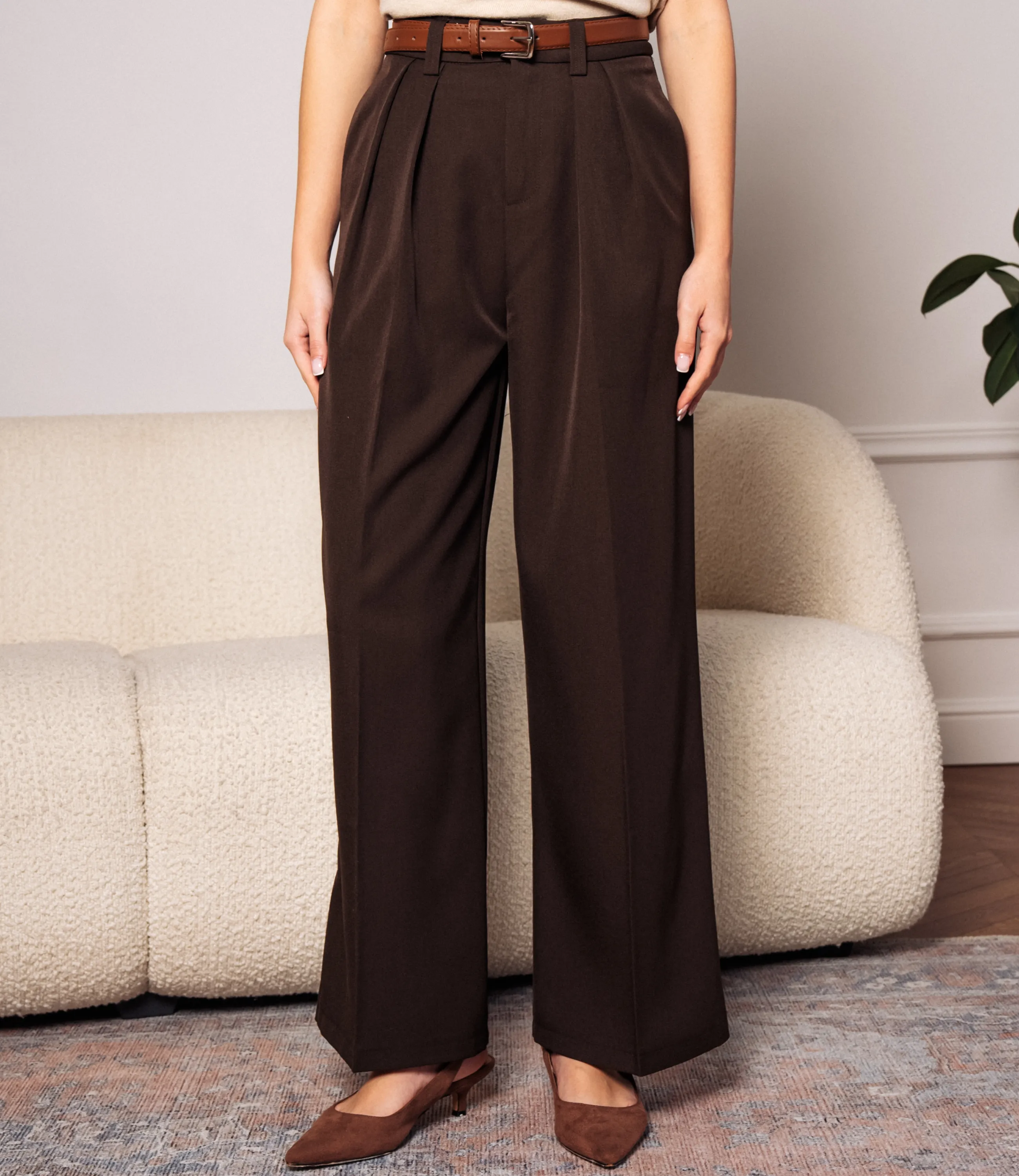 Брюки #КТ8844, шоколадный - фото 2