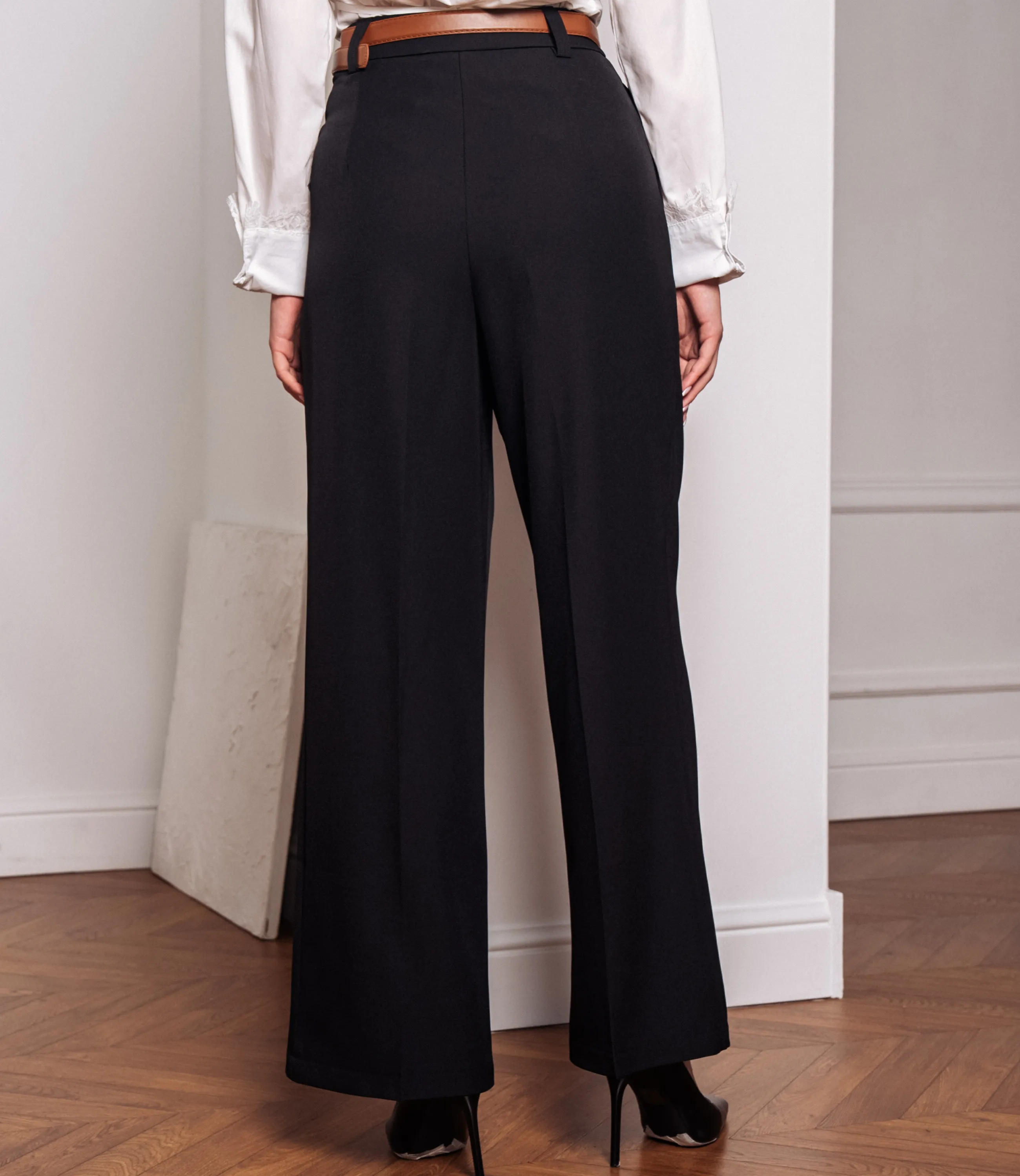 Брюки #КТ8844, чёрный - фото 4