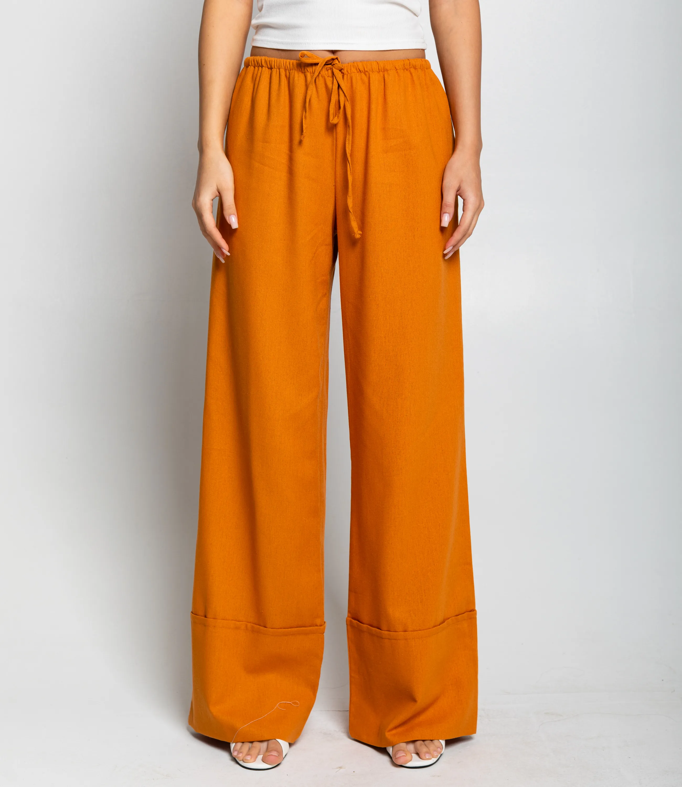 Брюки #ОКТ095016, терракотовый - фото 2