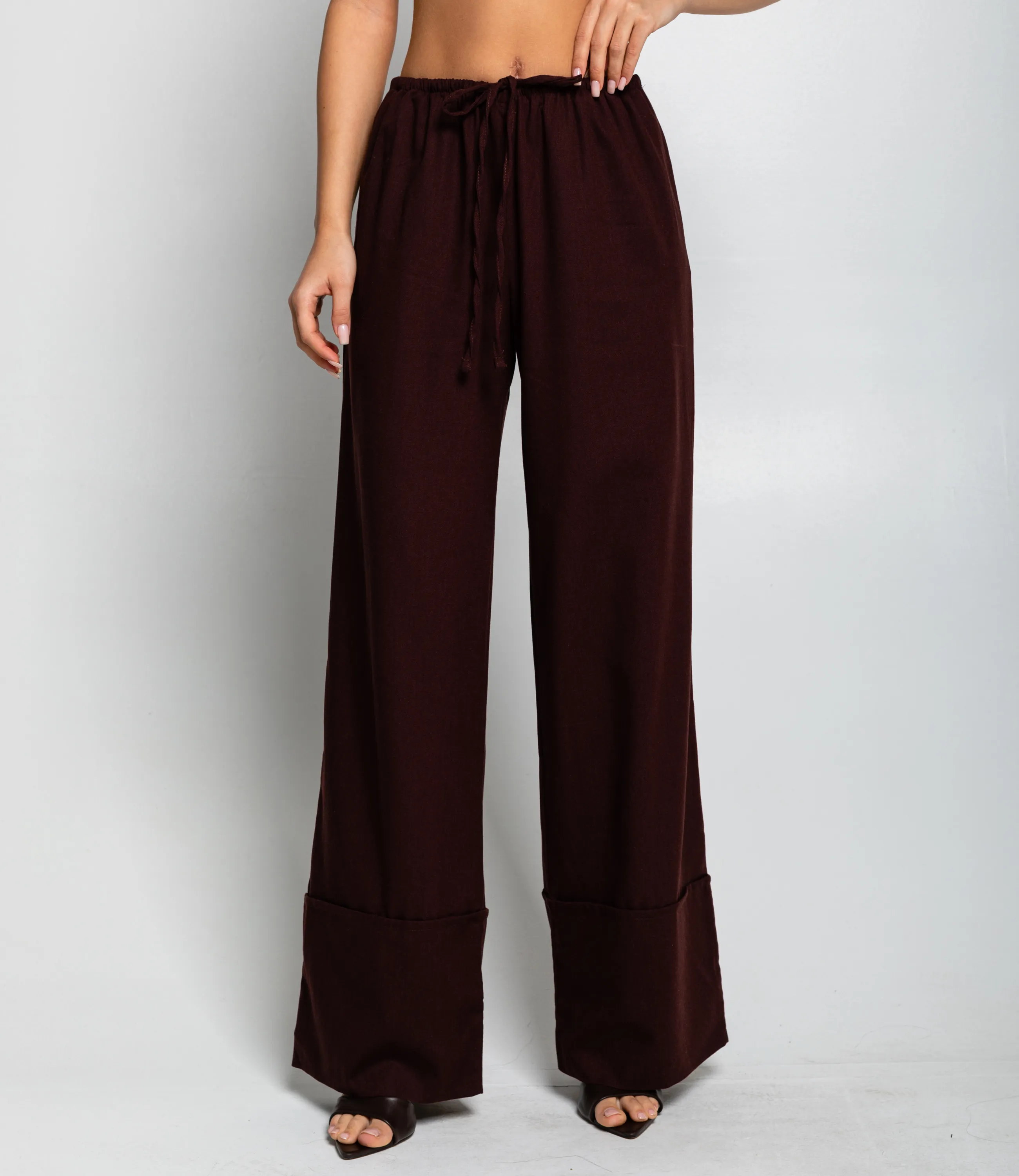 Брюки #ОКТ095016, шоколадный - фото 2