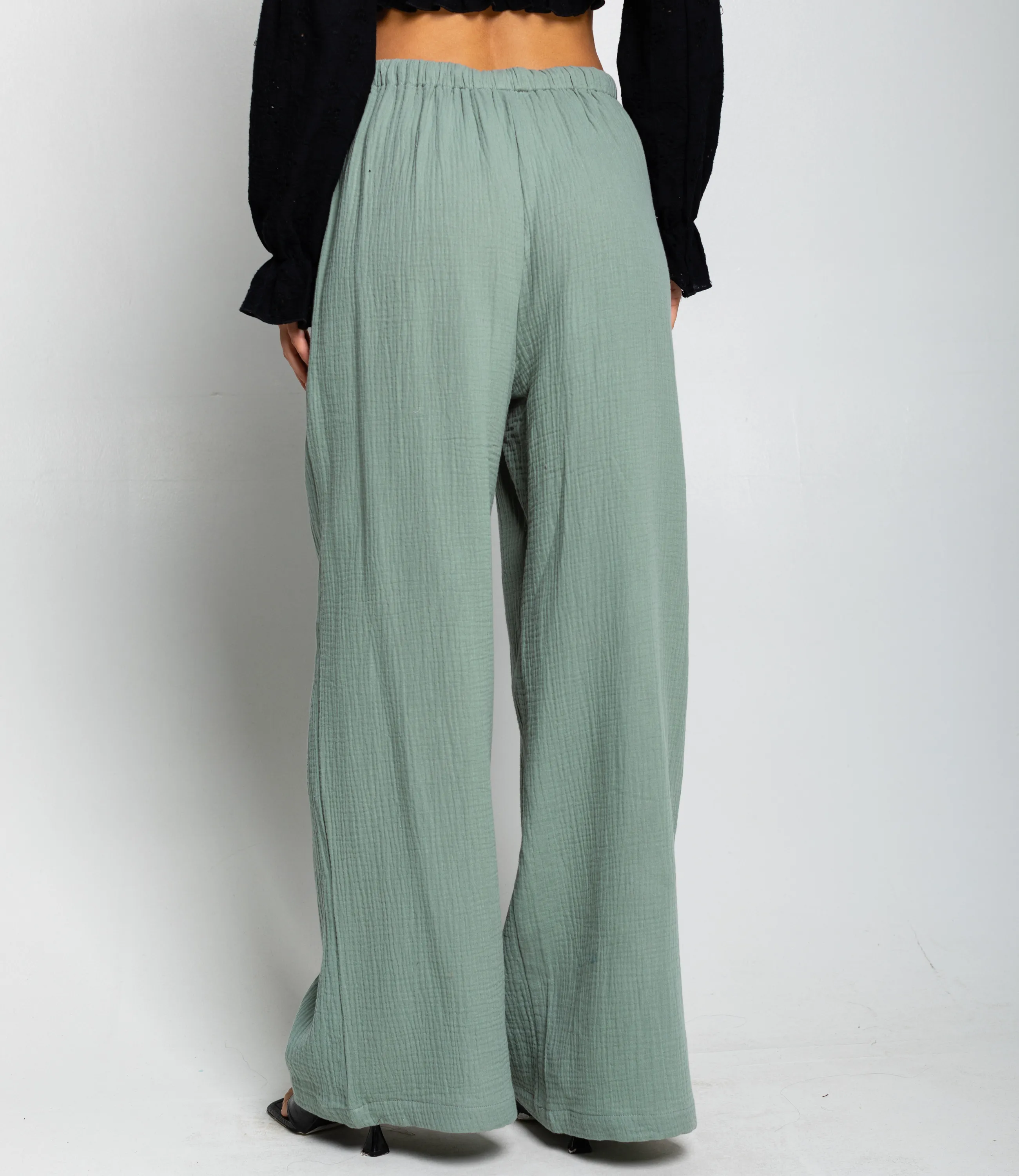 Брюки #ОКТ095004, ментоловый - фото 4