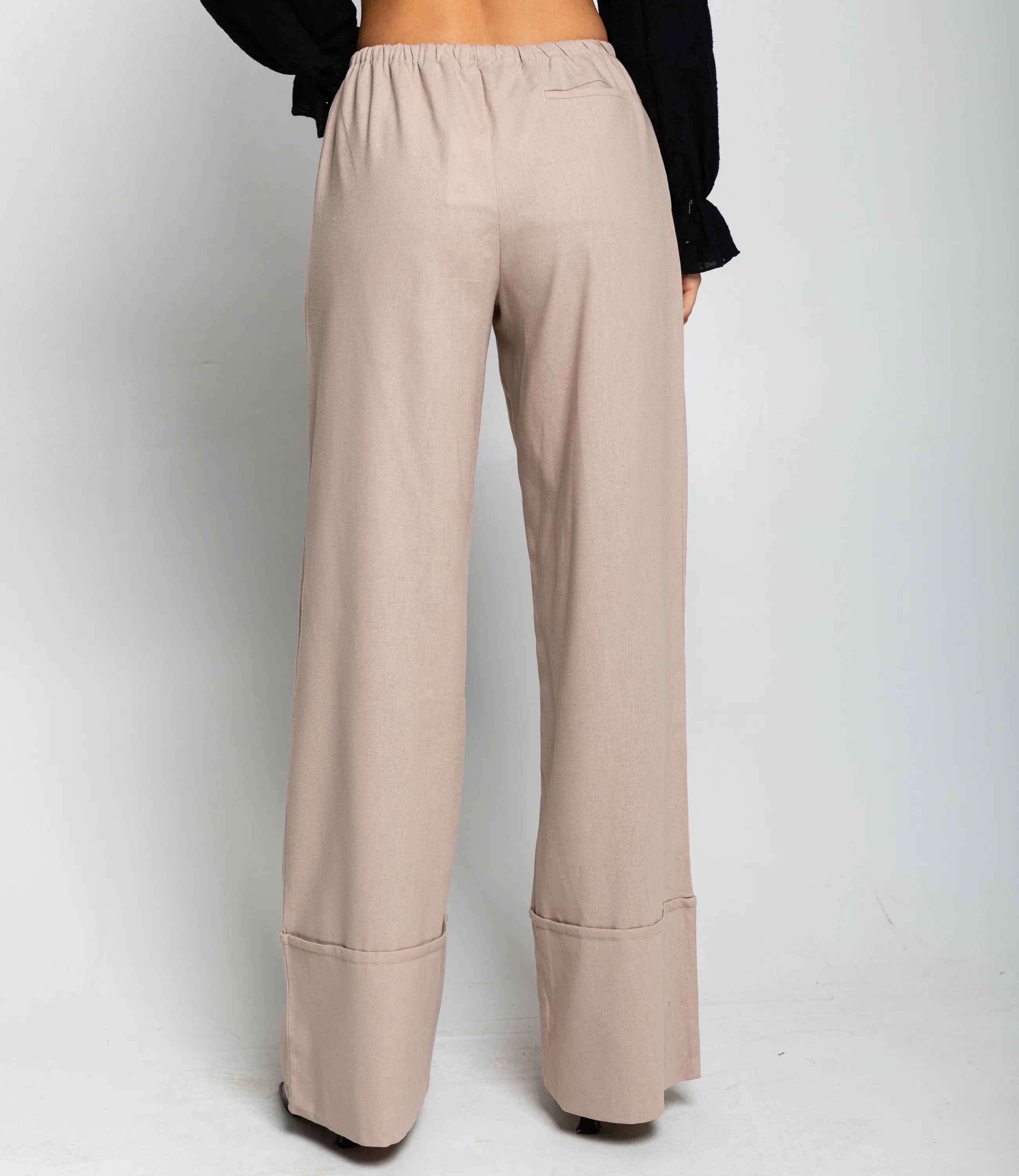 Брюки #ОКТ095016, бежевый - фото 4