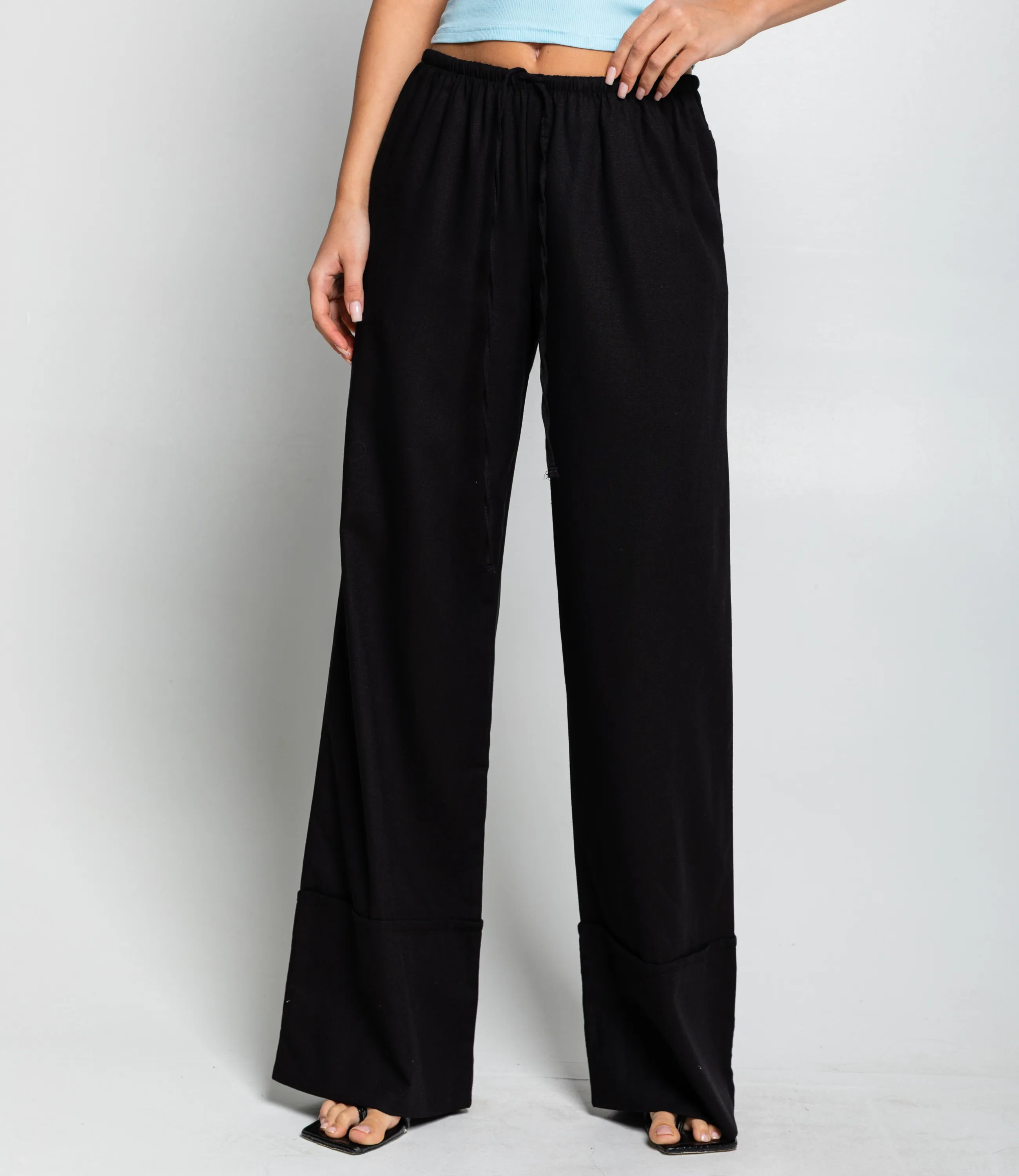 Брюки #ОКТ095016, чёрный - фото 2