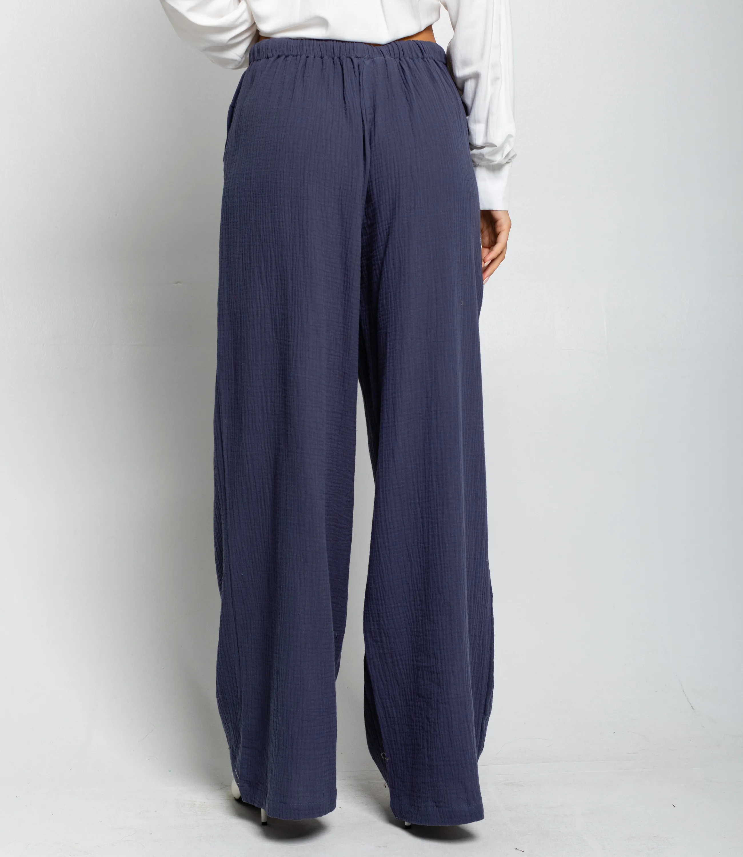 Брюки #ОКТ095004, серо-синий - фото 4