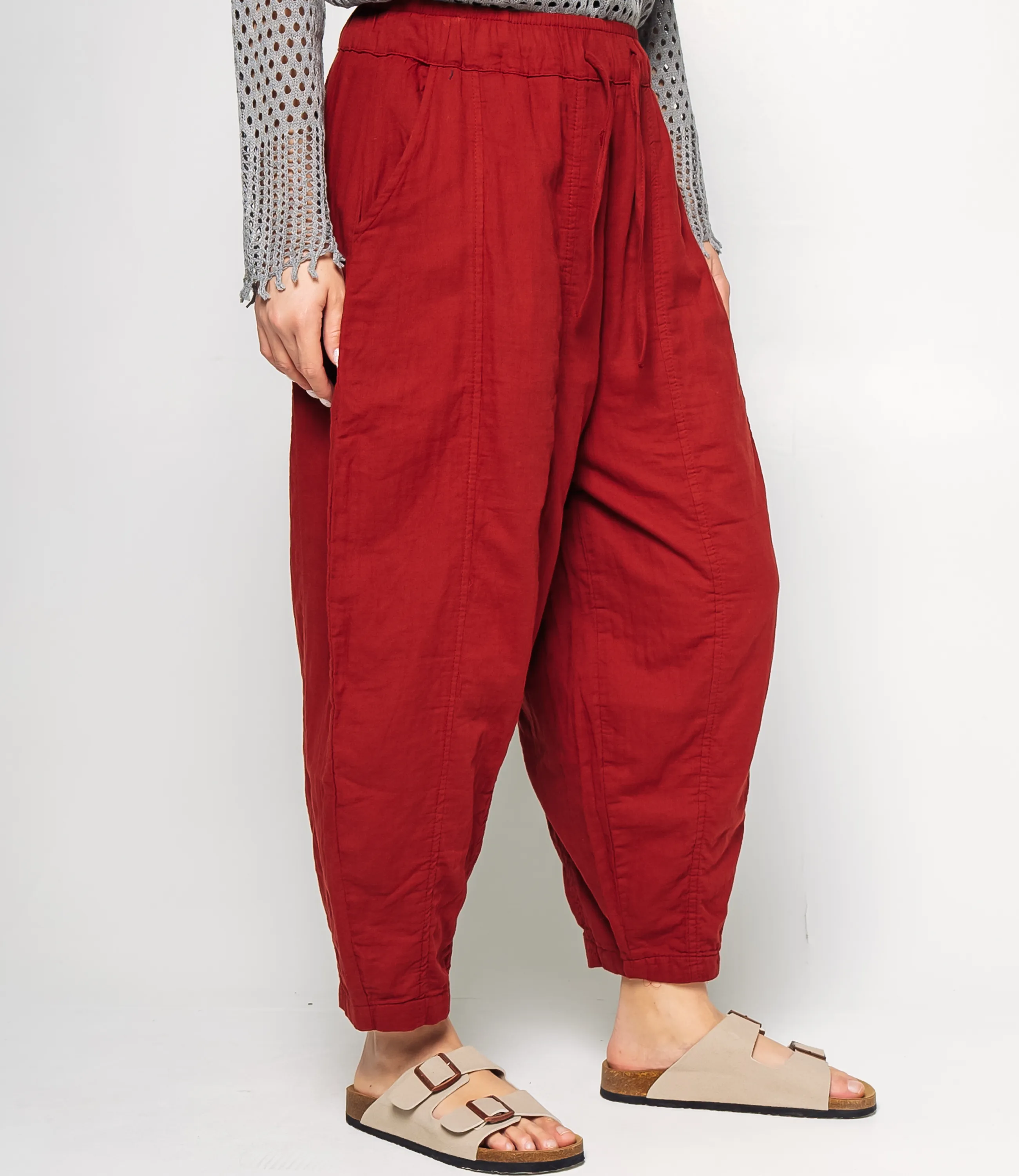 Брюки #КТ9918 (2), терракотовый - фото 3