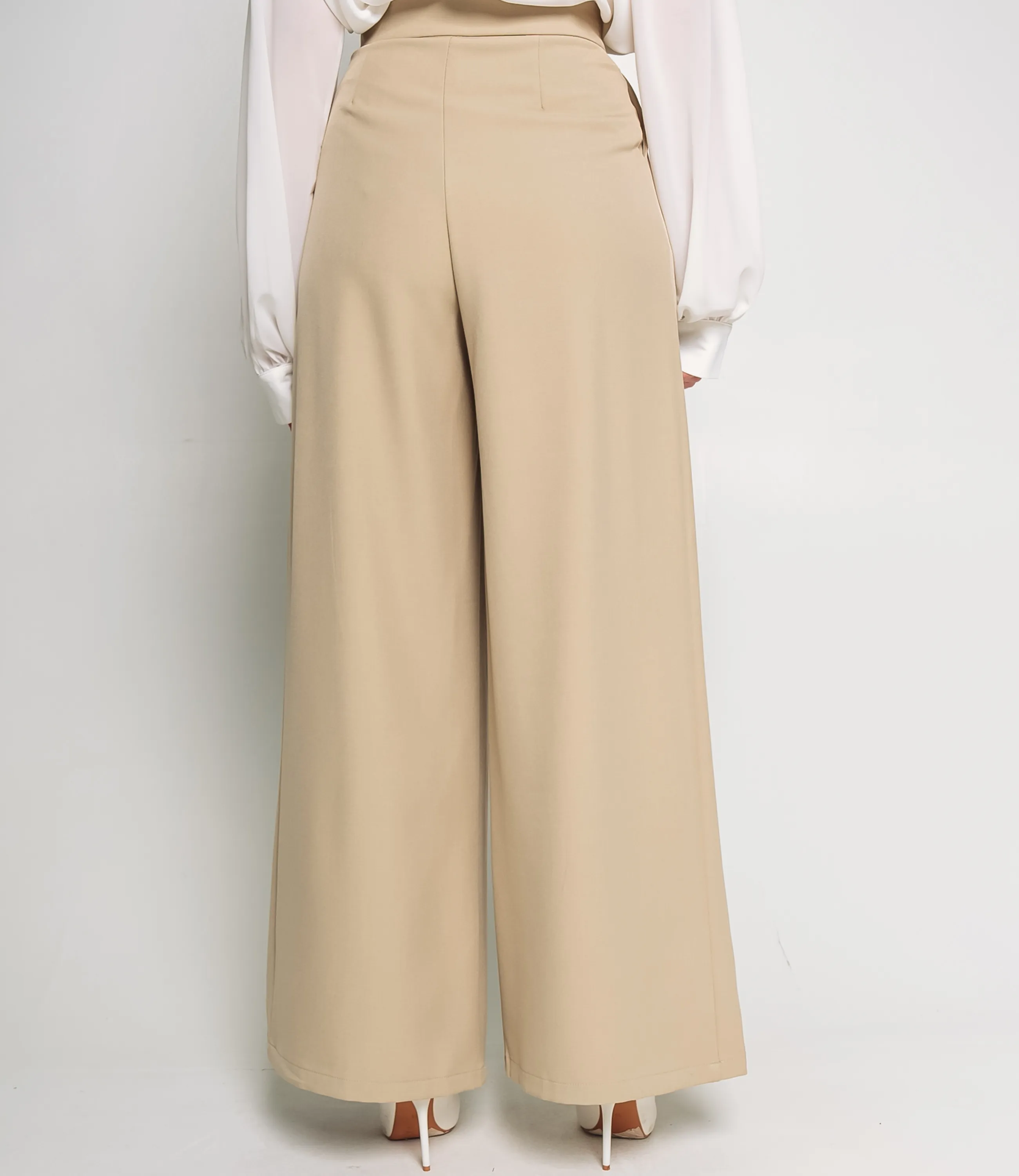 Брюки #КТ1873, бежевый - фото 4