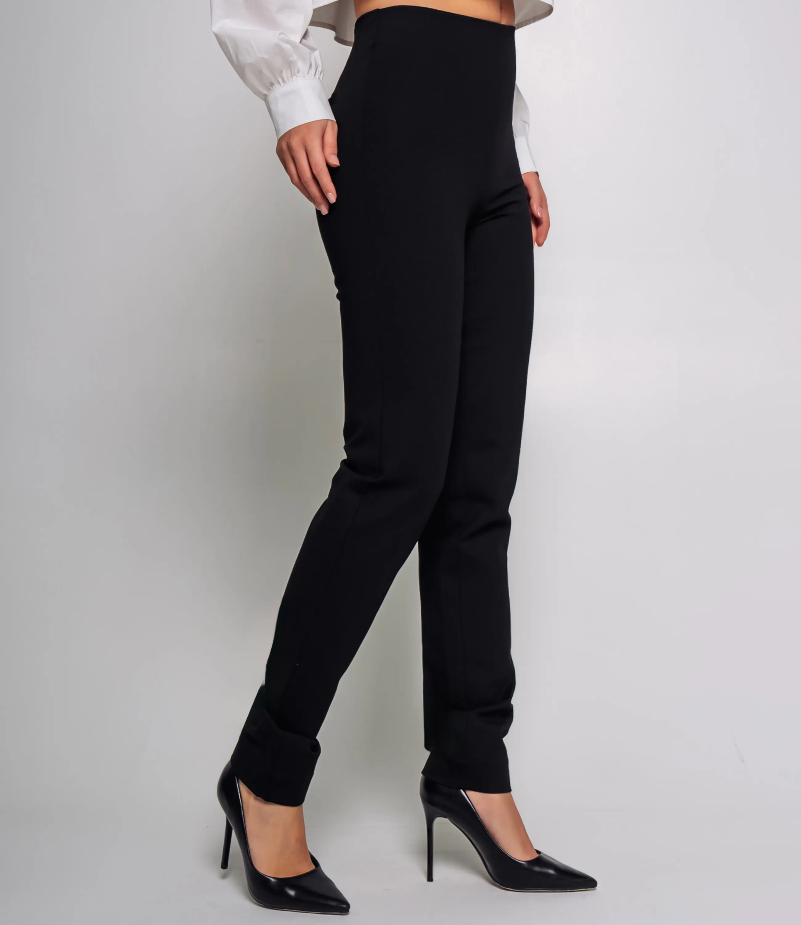 Брюки #4В2308, чёрный - фото 3