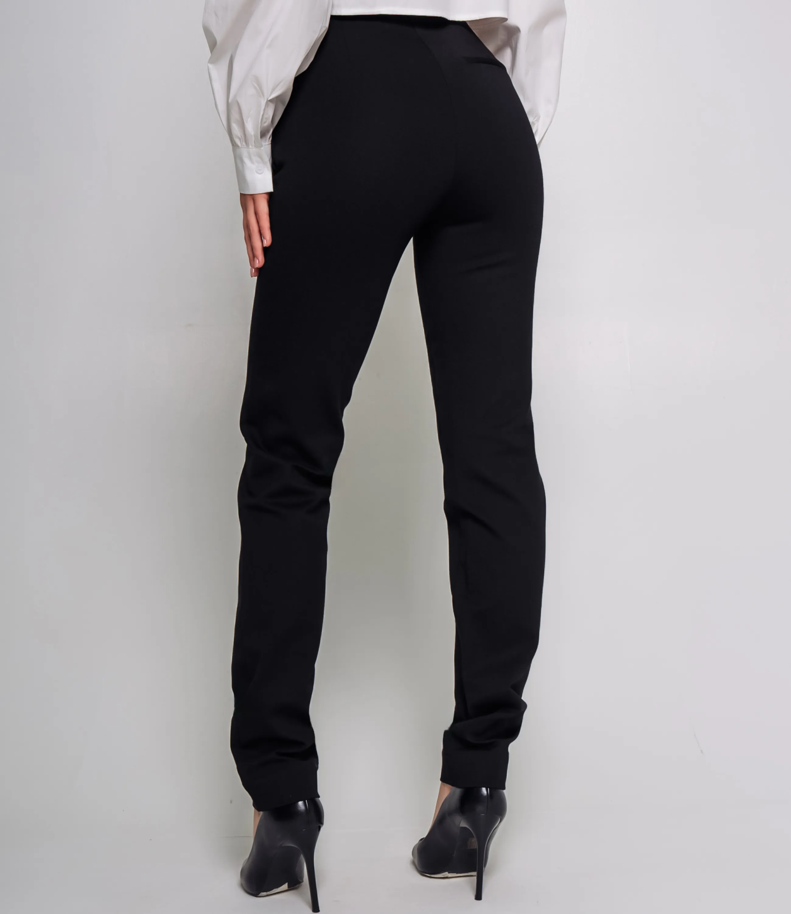 Брюки #4В2308, чёрный - фото 4